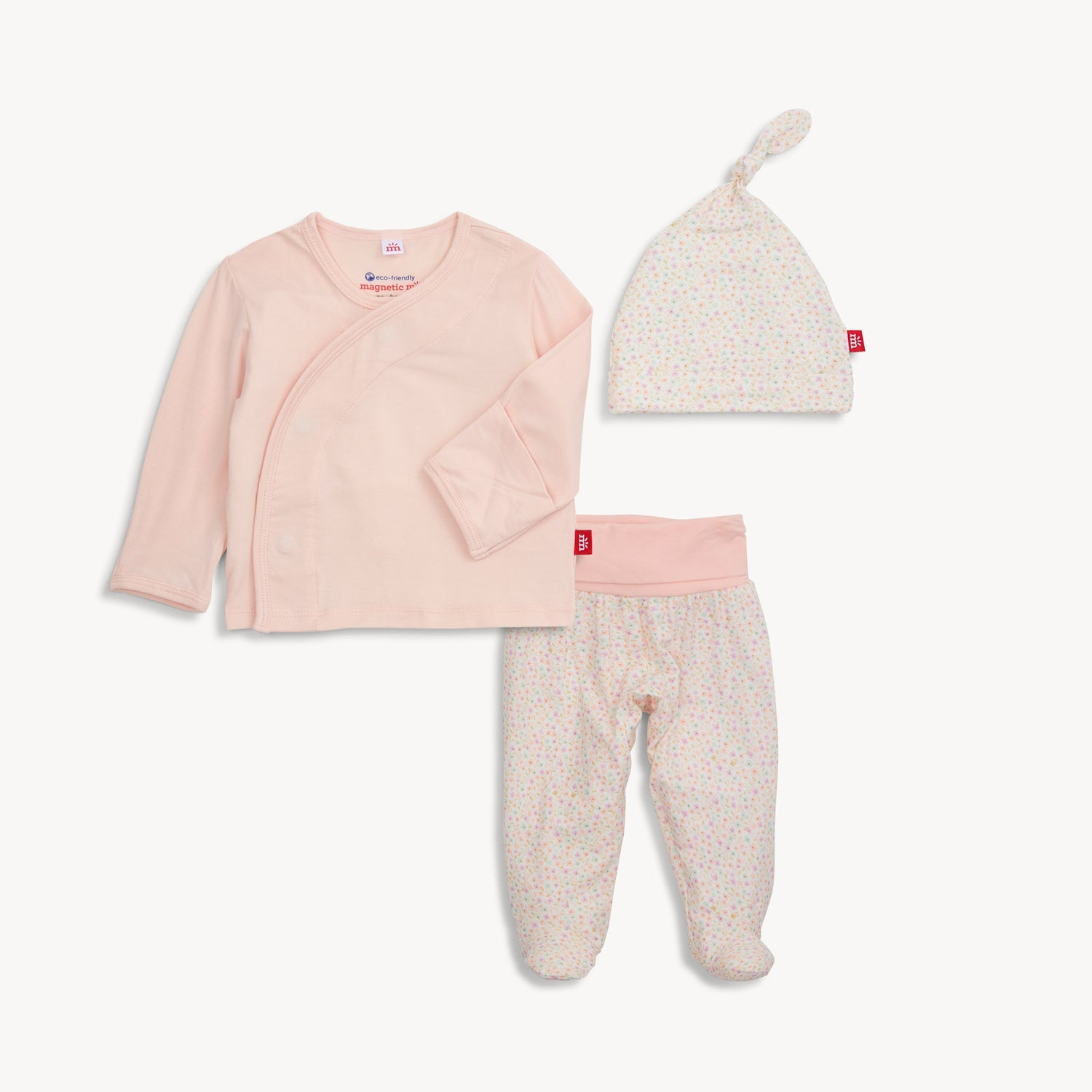 bedford floral modal magnetic take-me-home kimono set