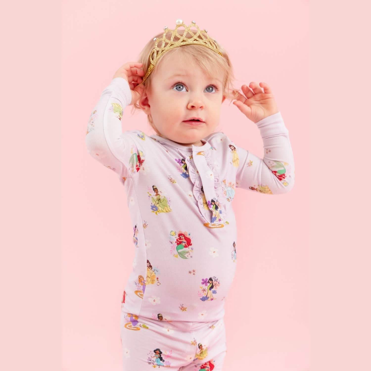 Disney | Magnetic Me Princess modal magnetic no drama toddler pajama toddler long sleeve set