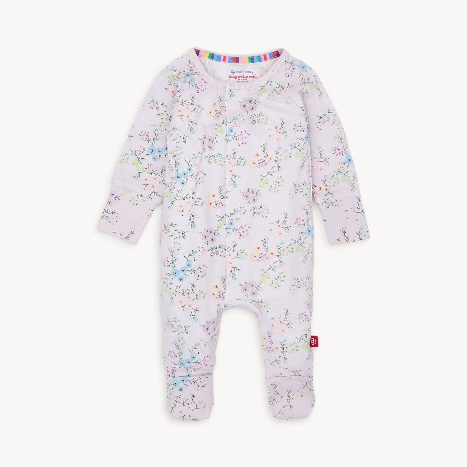 emily modal magnetic parent favorite footie with ruffle - re-loved