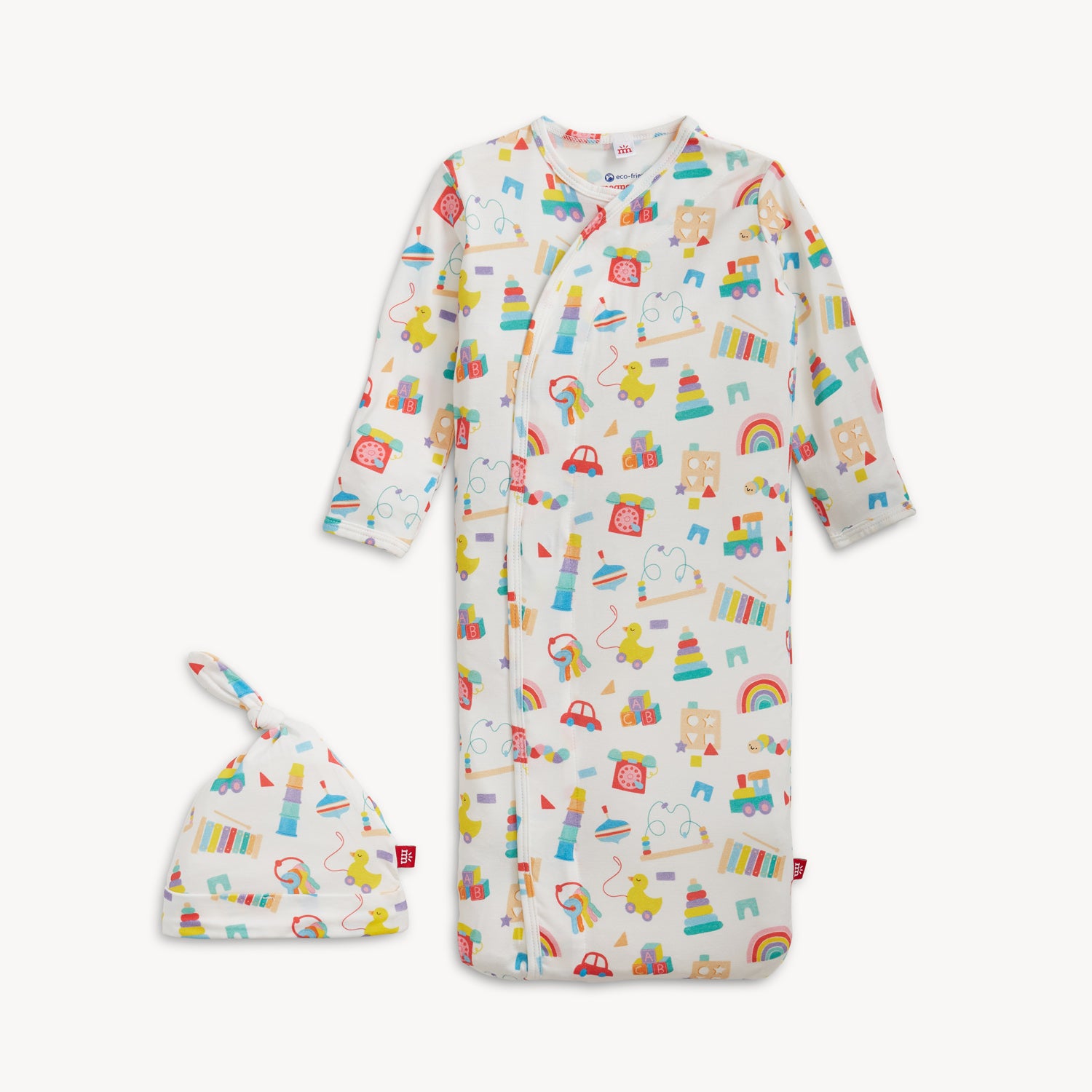 Magnetic Me Doeskin Tan Gown and Hat Set