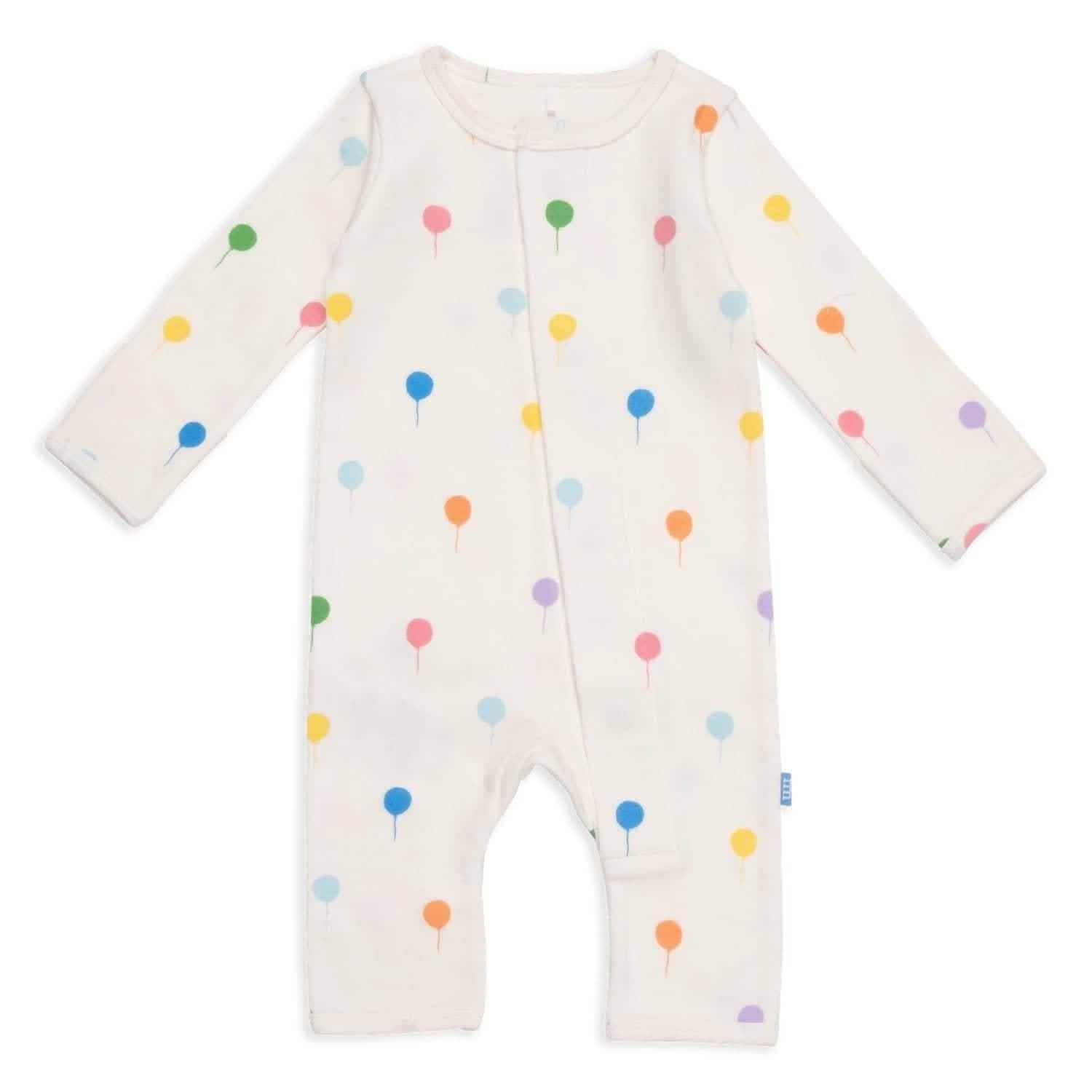 balloon dream organic cotton magnetic coverall - re-loved