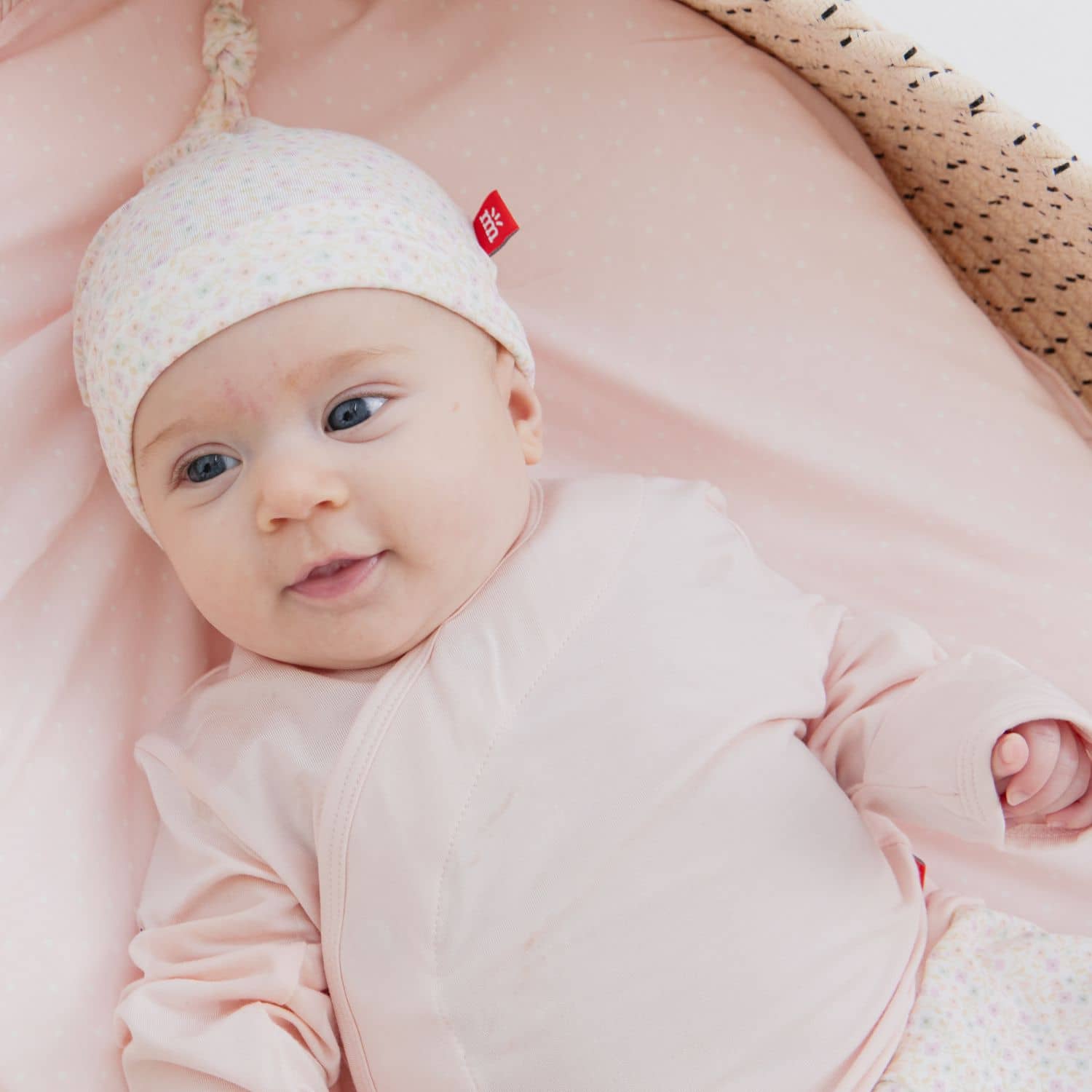 bedford floral modal newborn hat