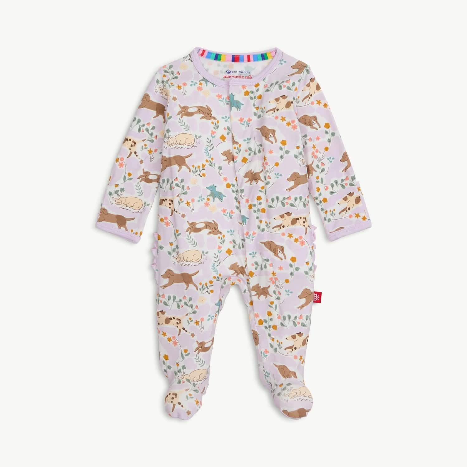 best fur end modal magnetic parent favorite footie with ruffle