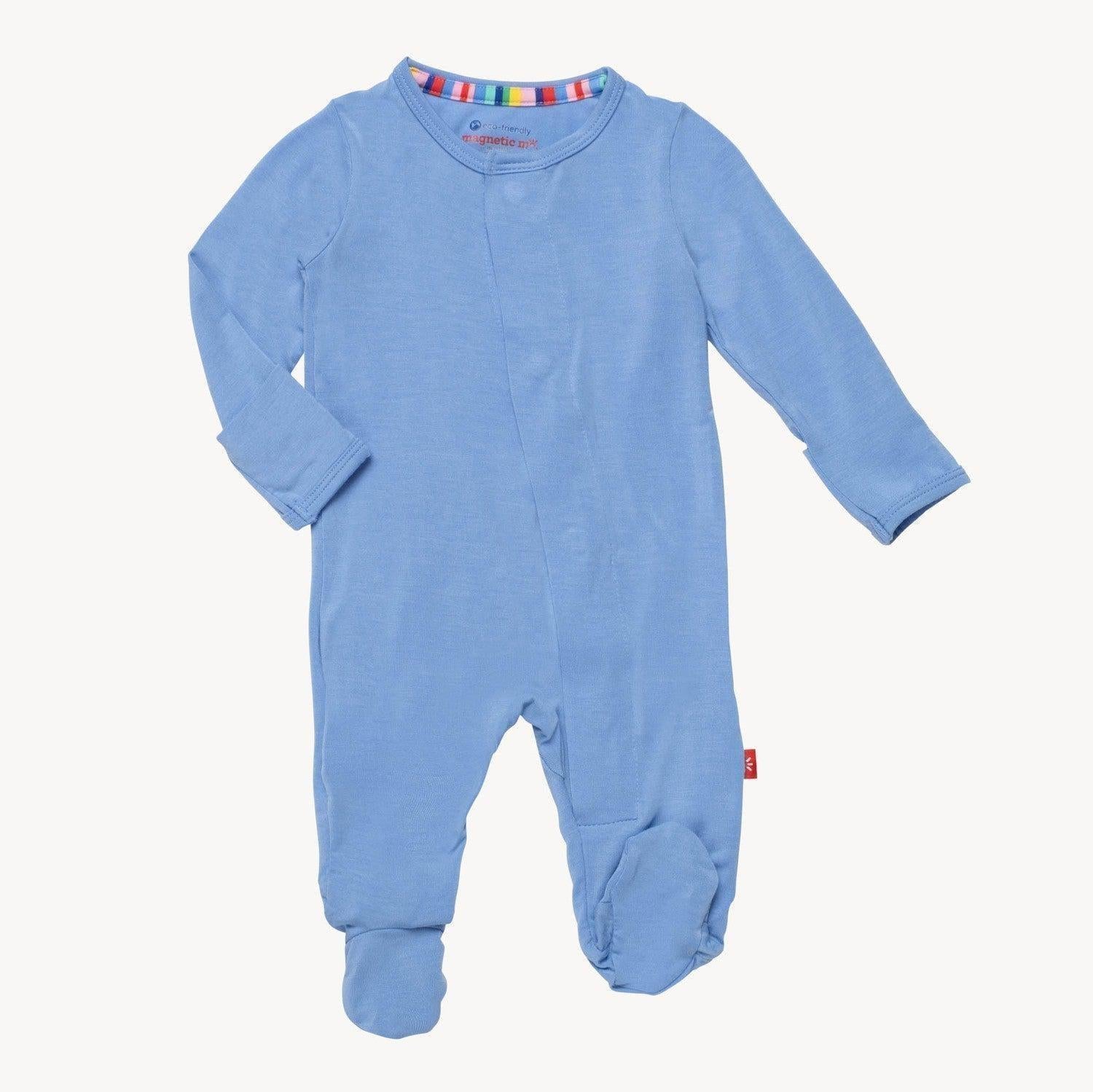 blue skies modal magnetic parent favorite footie - re-loved