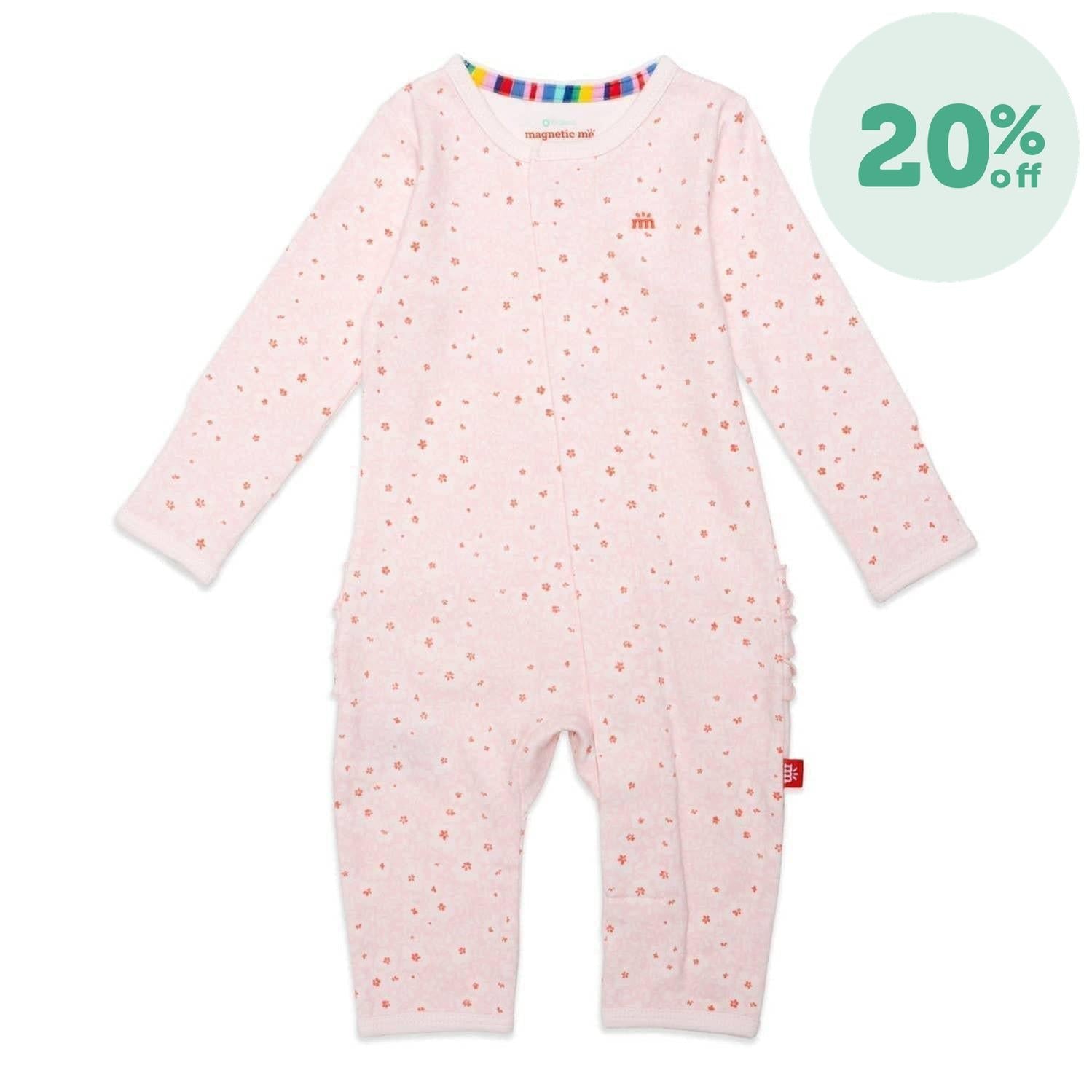 chloe organic cotton magnetic fuss free coverall - re-loved