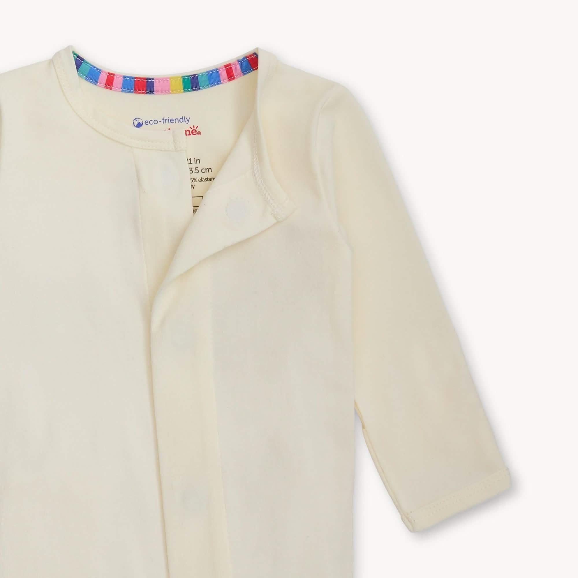 cream CloudStretch™ magnetic coverall