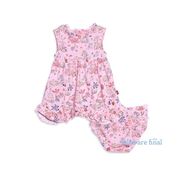 dandy lions modal magnetic dress & diaper cover - re-loved