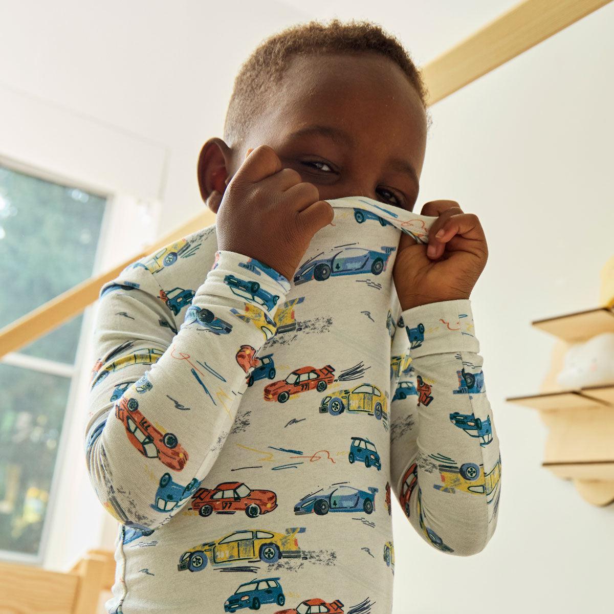 lap of life modal magnetic no drama pajama long sleeve set-Magnetic Me