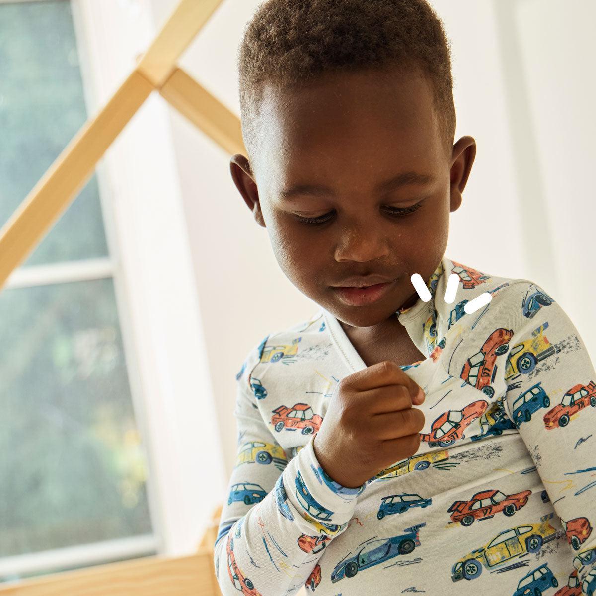 lap of life modal magnetic no drama pajama long sleeve set-Magnetic Me