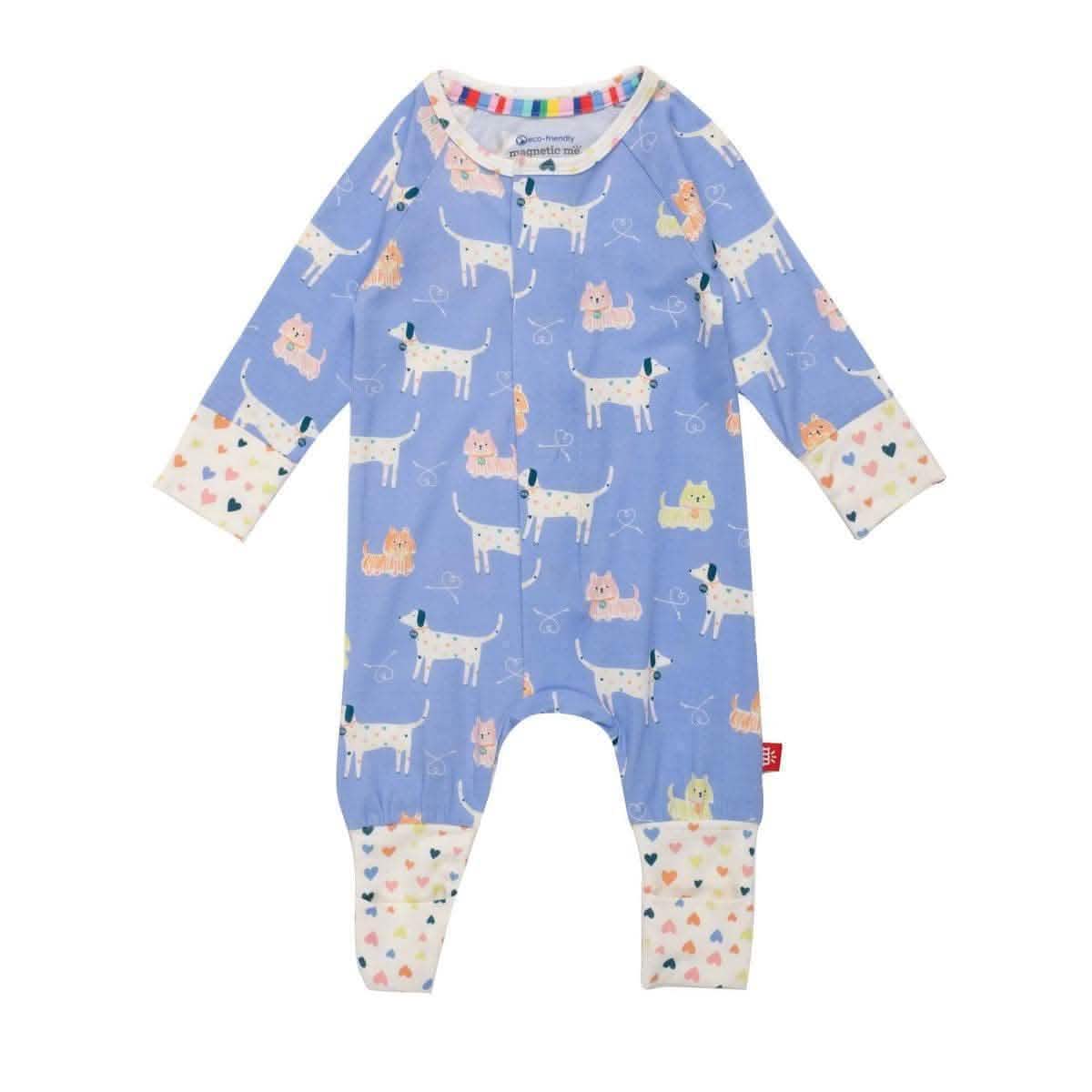 leash on life modal magnetic grow with me convertible coverall - re-loved