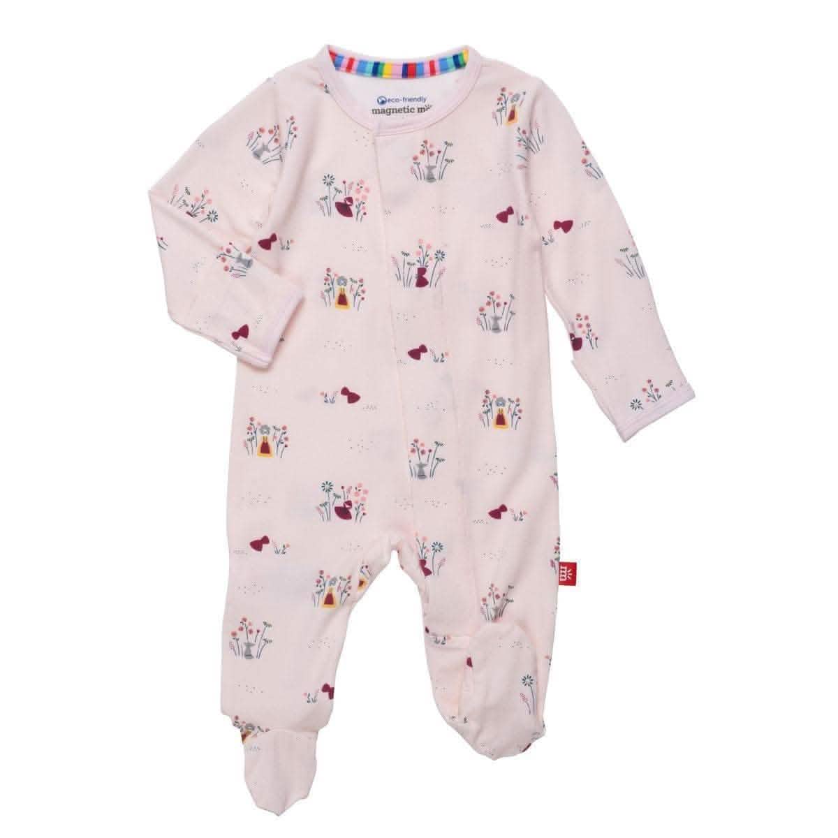 li'l red modal magnetic parent favorite footie - re-loved