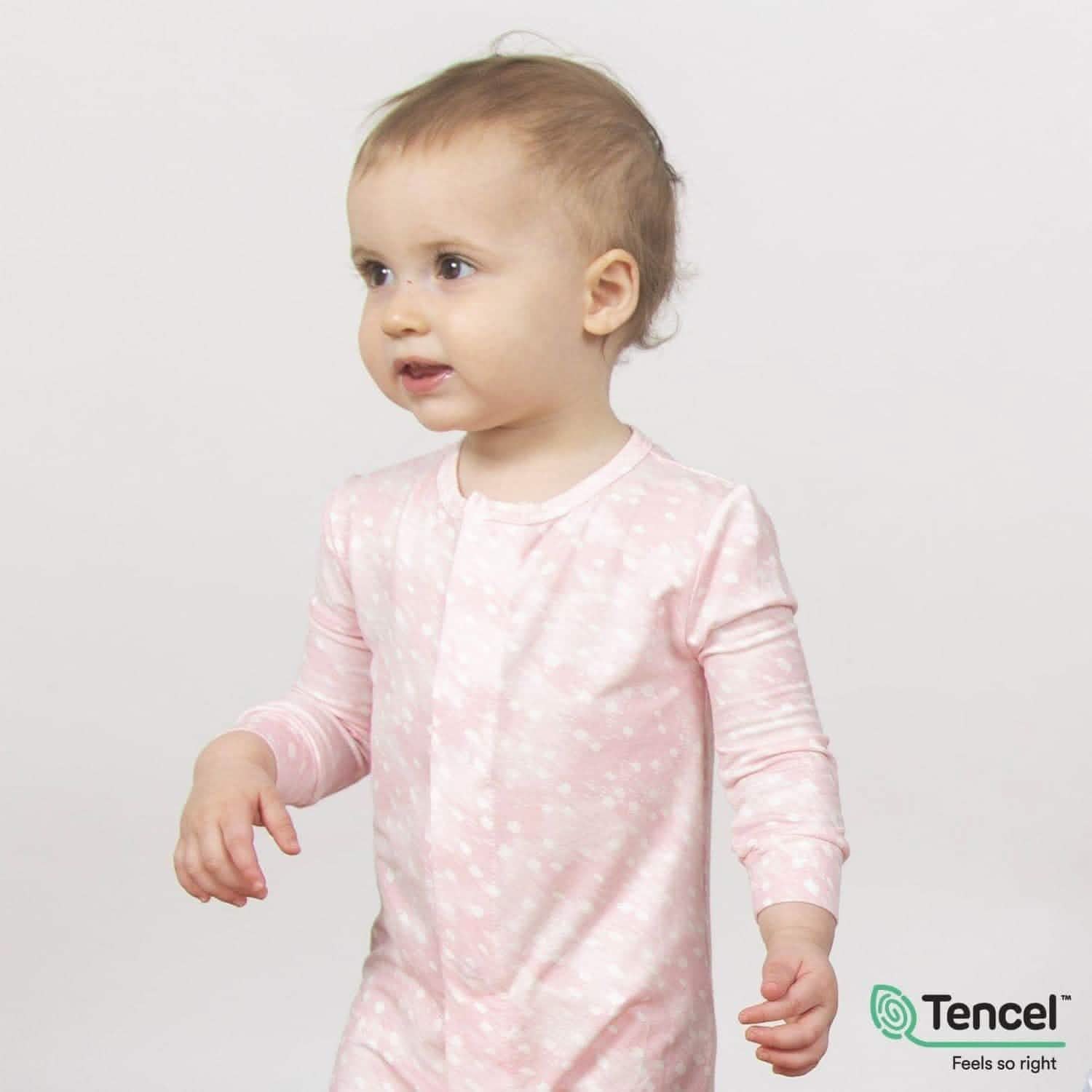 pink doeskin modal magnetic fuss free coverall