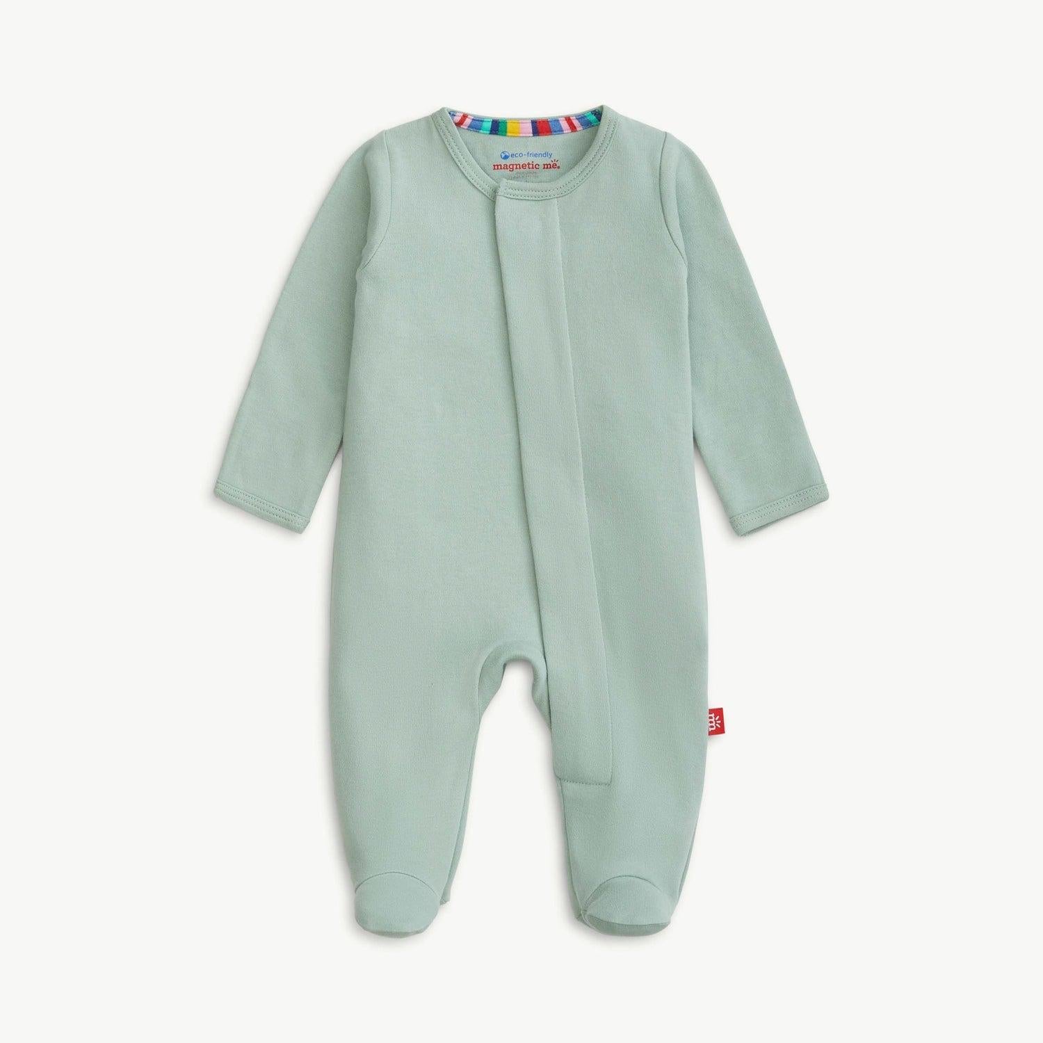 sprout organic cotton magnetic footie