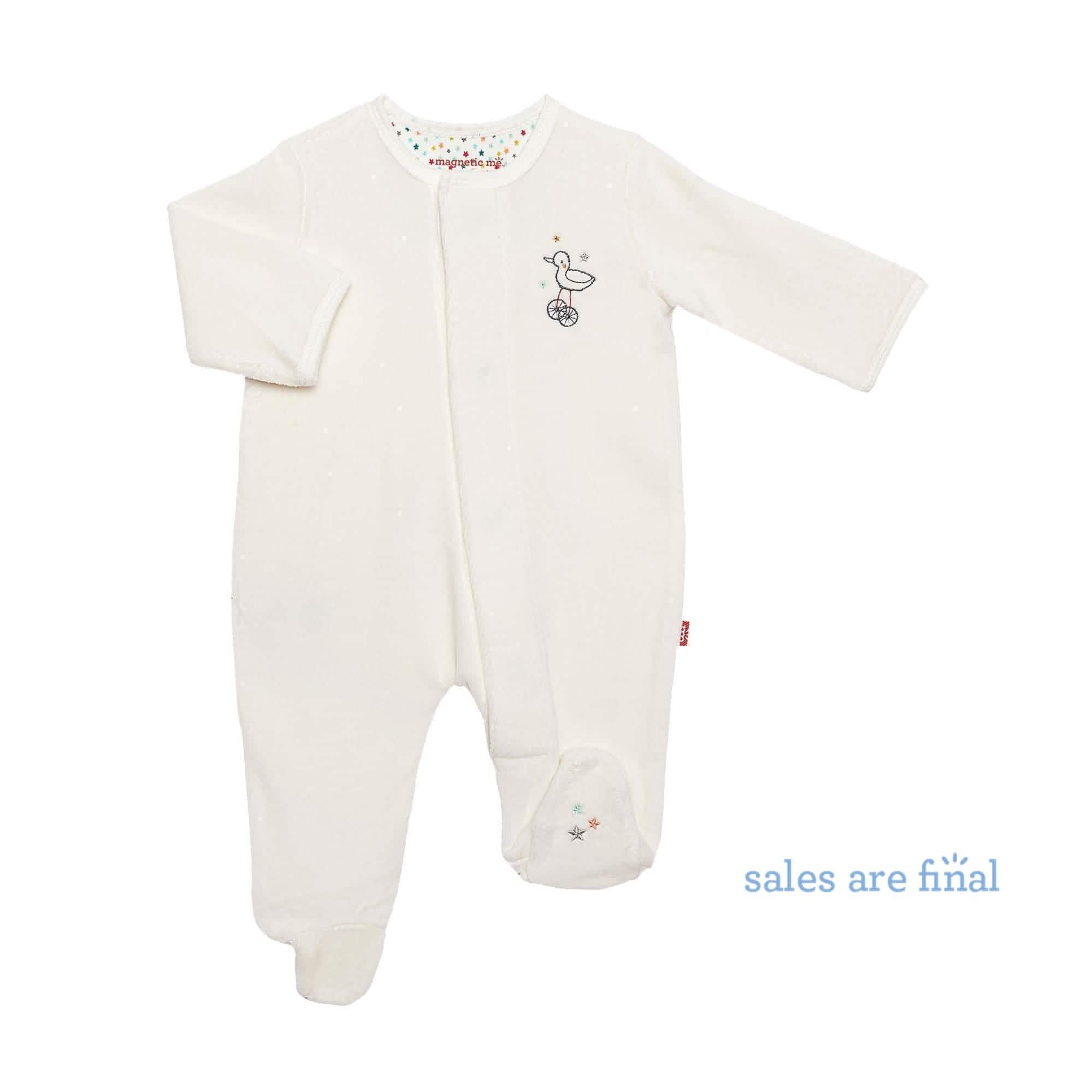 baby velour footie reloved Me