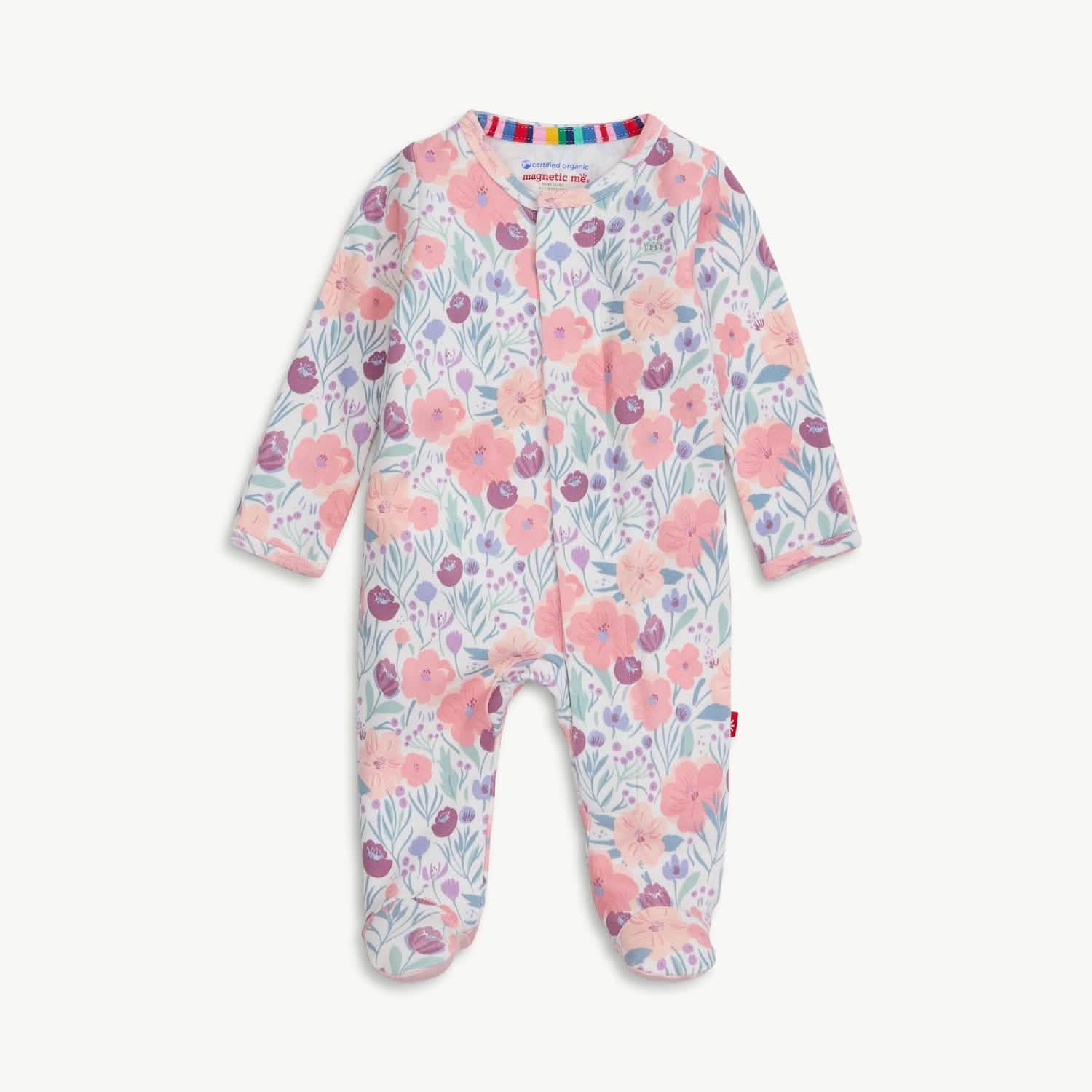whistledon organic cotton magnetic parent favorite footie