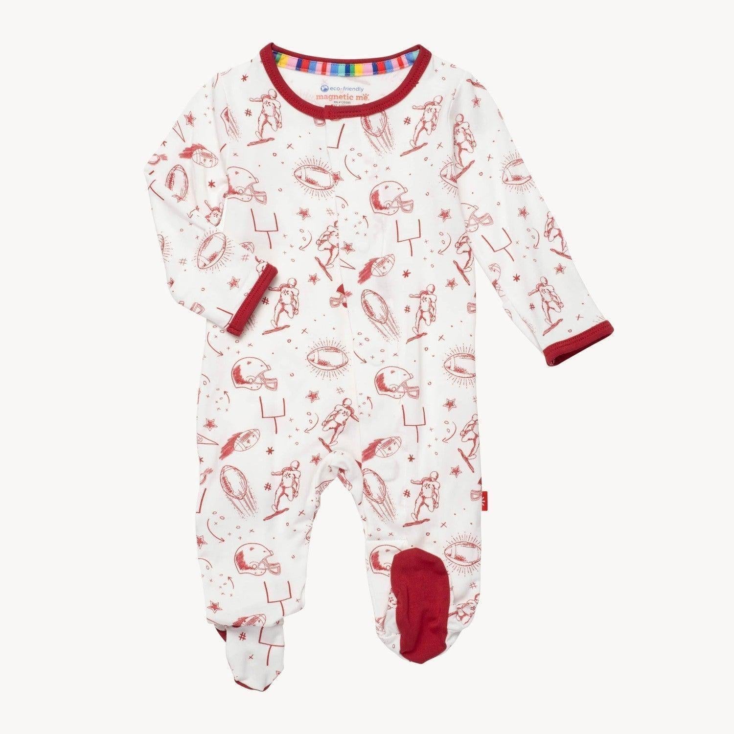 white game day modal magnetic parent favorite footie - re-loved