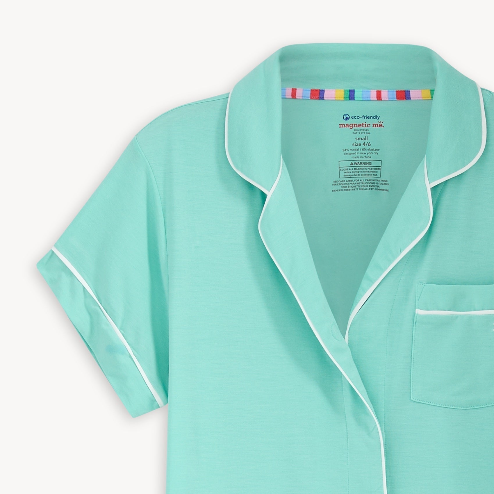 women's florida keys modal magnetic classic with a twist short sleeve pajama set