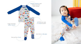 Introducing the Original Twotie™— transitional PJs for growing toddlers!-Magnetic Me