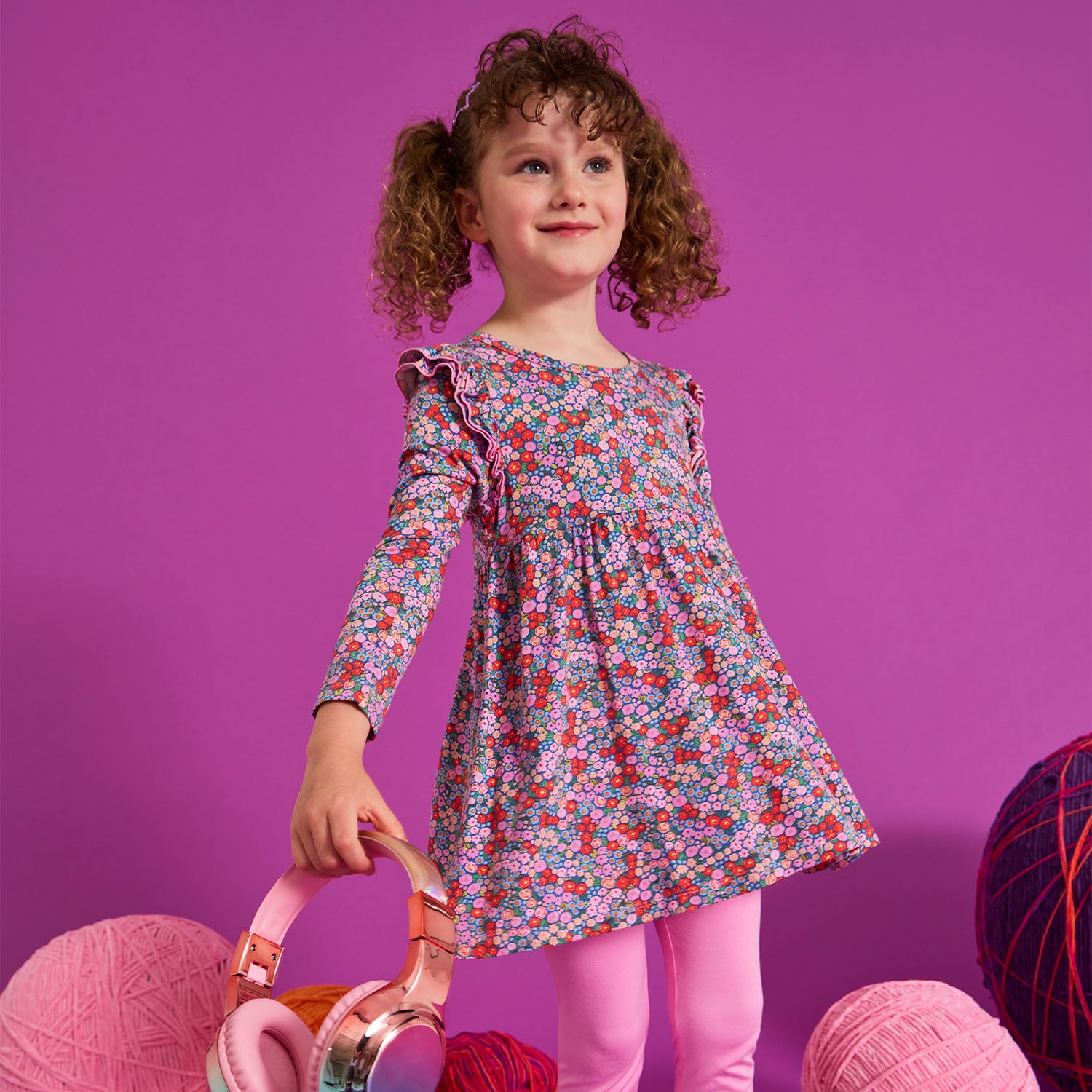 Magnetic Kids Dress & Legging Set