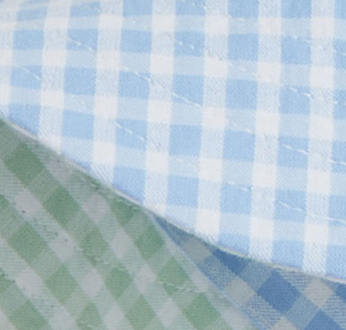 Colorblock Cloud Blue Gingham