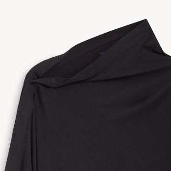 black modal magnetic nursing poncho scarf