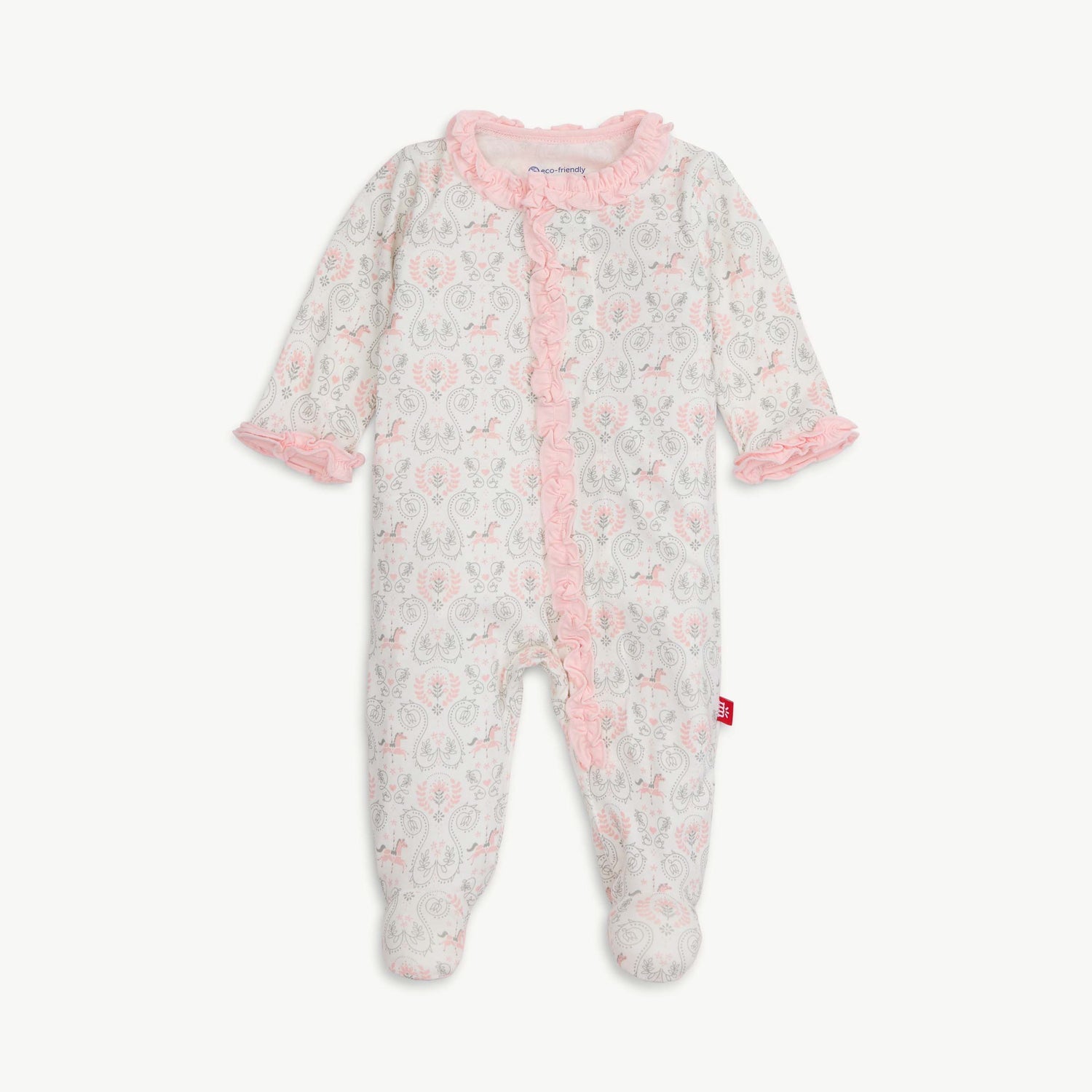 carousel modal magnetic parent favorite footie with ruffles