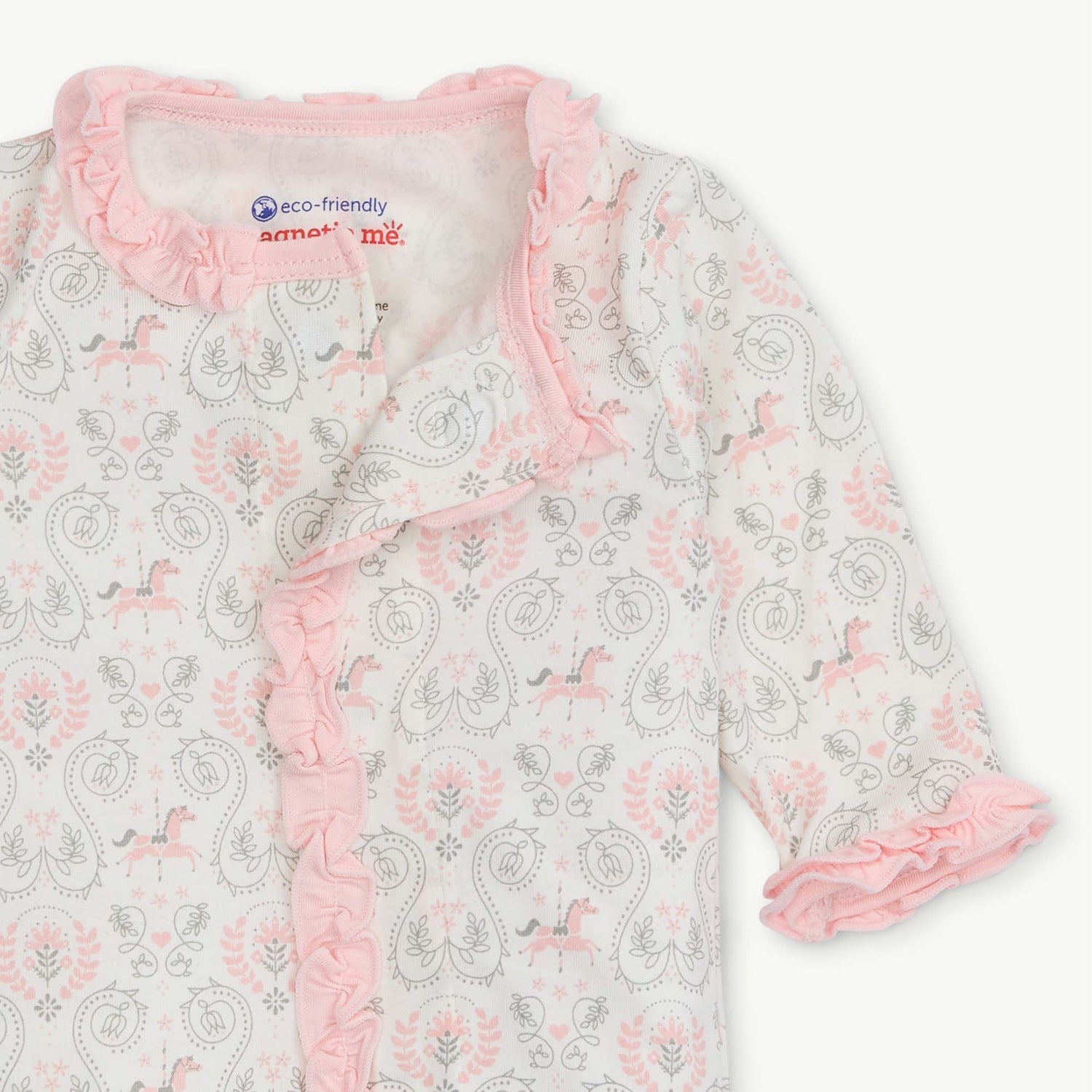 carousel modal magnetic parent favorite footie with ruffles