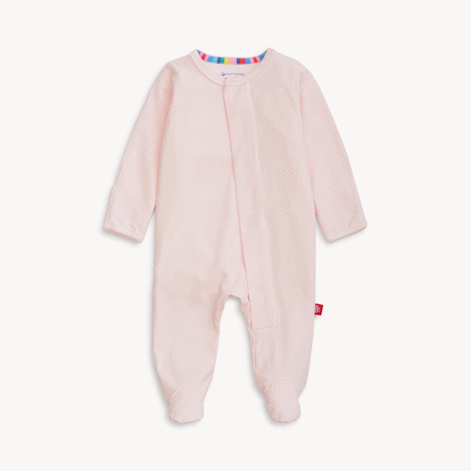 petite dot cloudstretch™ magnetic parent favorite footie - re-loved