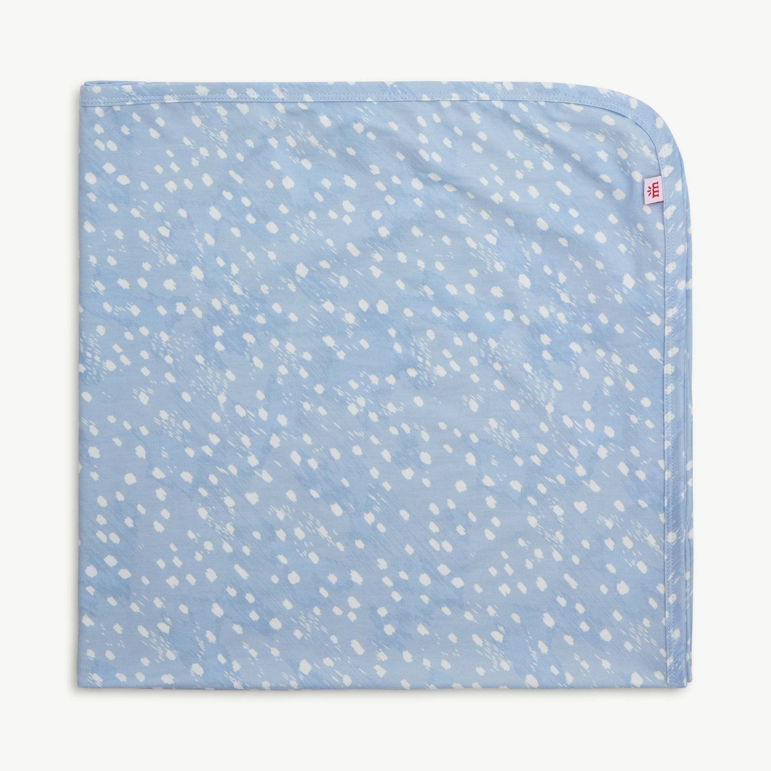 blue doeskin modal soothing swaddle blanket