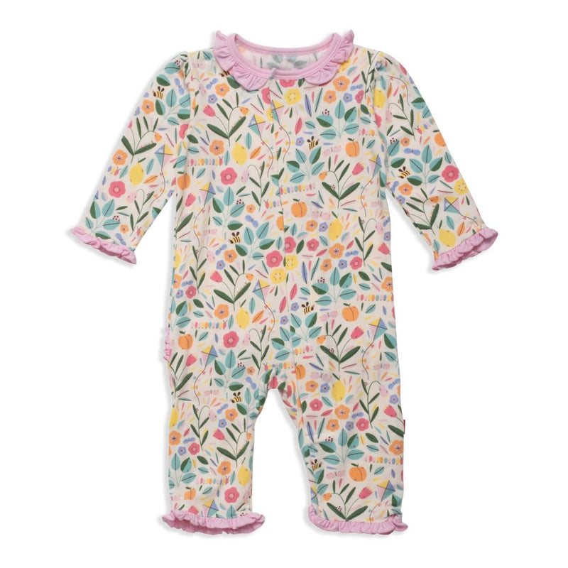 life's peachy modal magnetic ruffles coverall with ruffles - re-loved