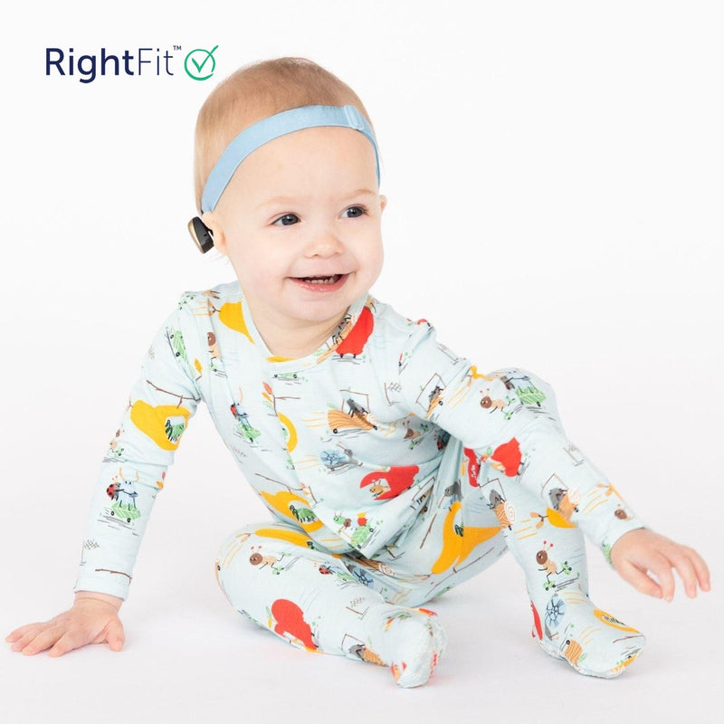 fruity peddlers RightFit™ magnetic parent favorite footie - re-loved