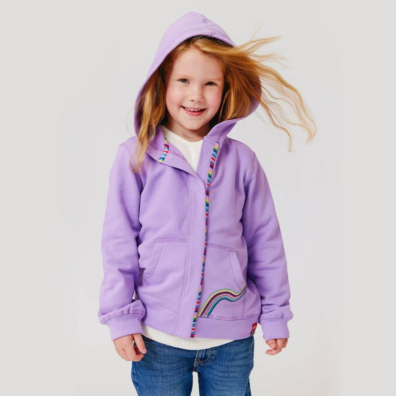 raspberry ice organic cotton magnetic hoodie - re-loved