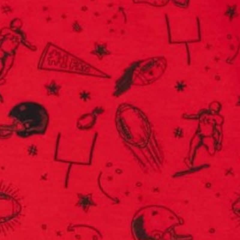 red game day modal magnetic convertible grow with me coverall - re-loved