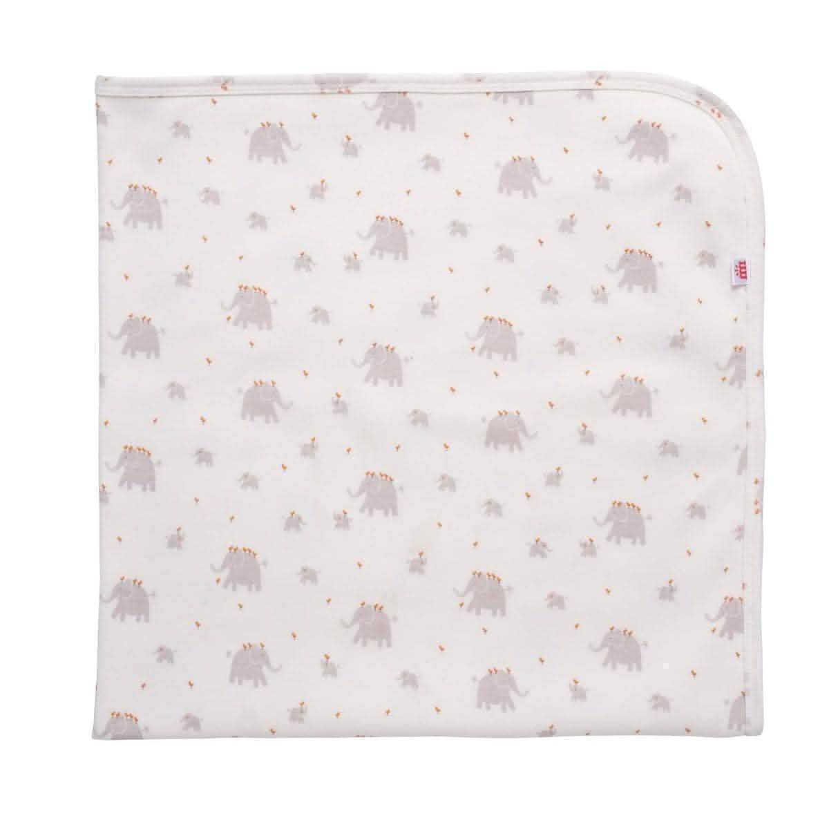 little peanut organic cotton soothing swaddle blanket - re-loved