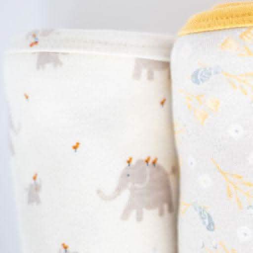 little peanut organic cotton soothing swaddle blanket - re-loved