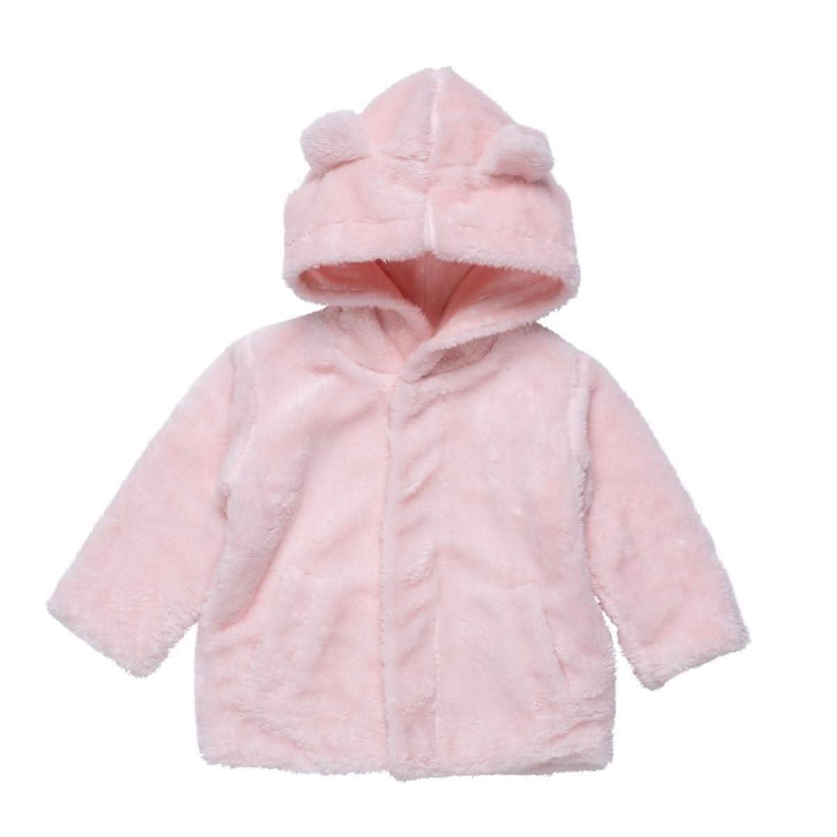 pink blossom minky let's go magnetic jacket - re-loved