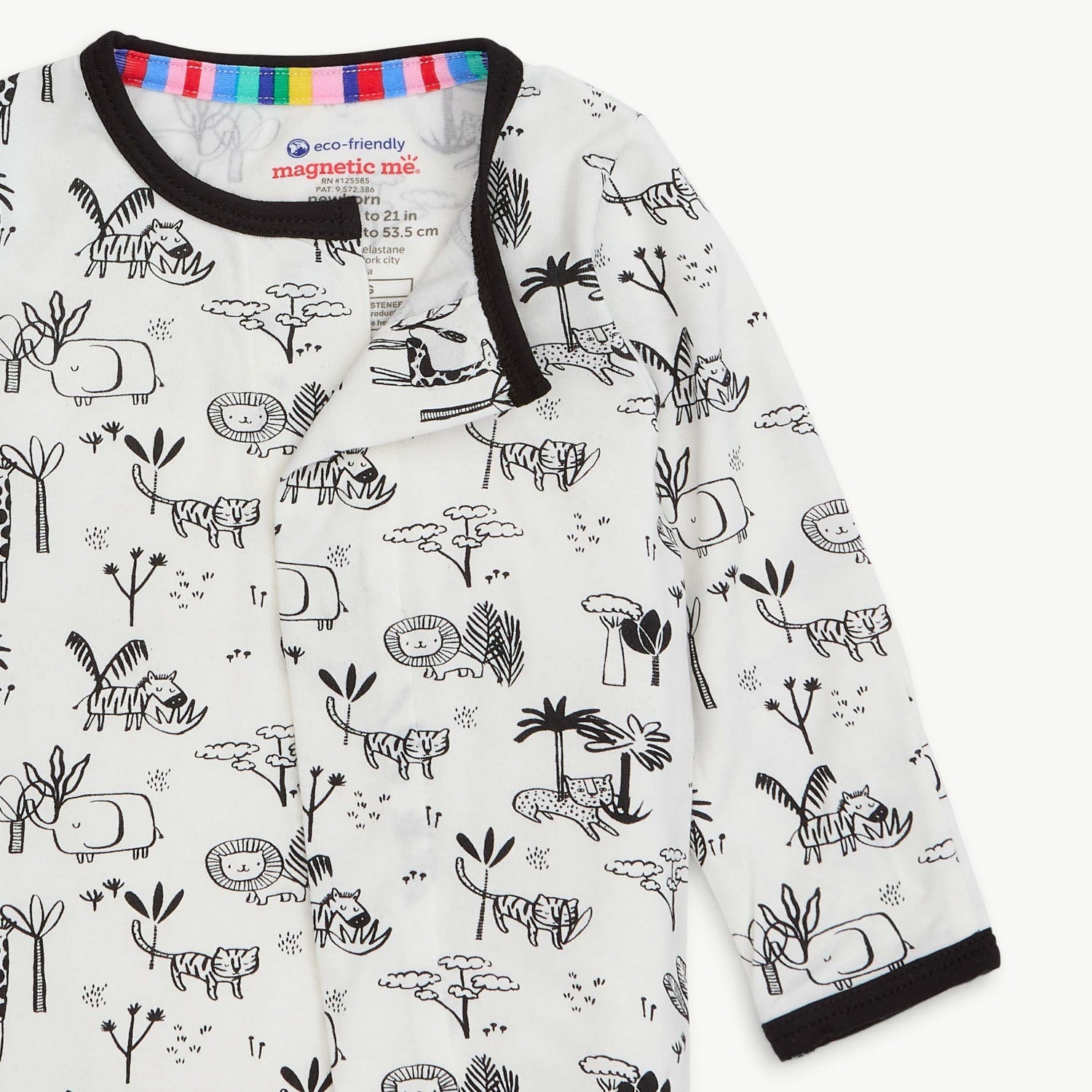 animal safari modal magnetic parent favorite footie - re-loved