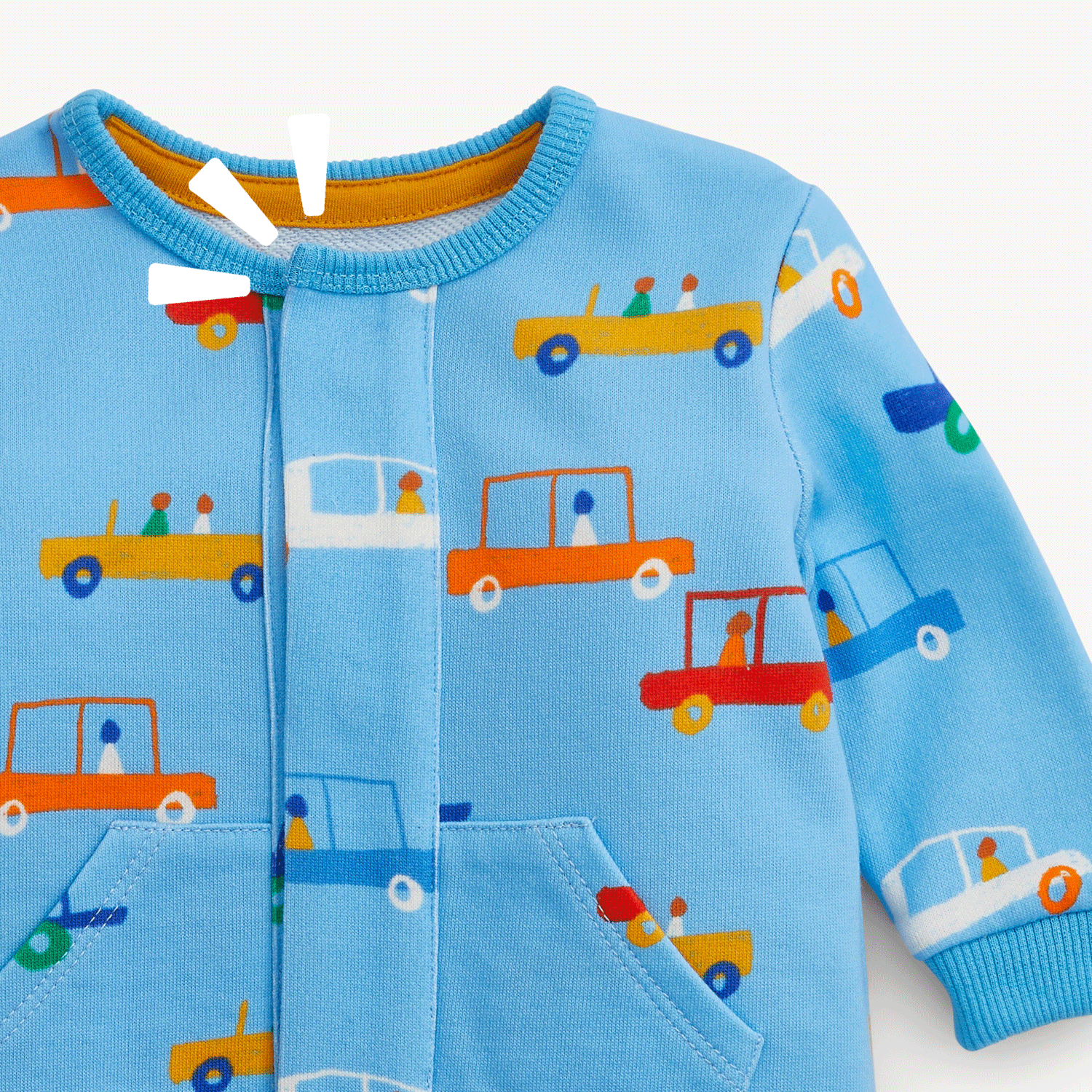 Magnetic Romper with Front Pockets