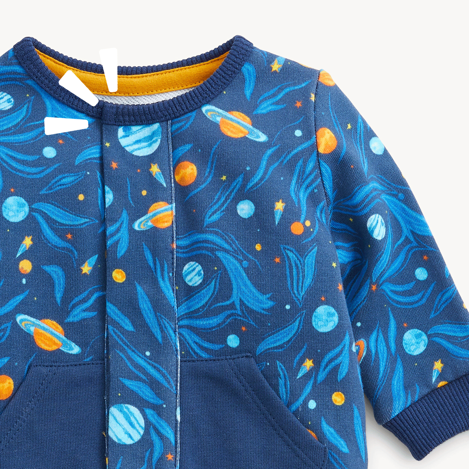 Magnetic Romper with Front Pockets