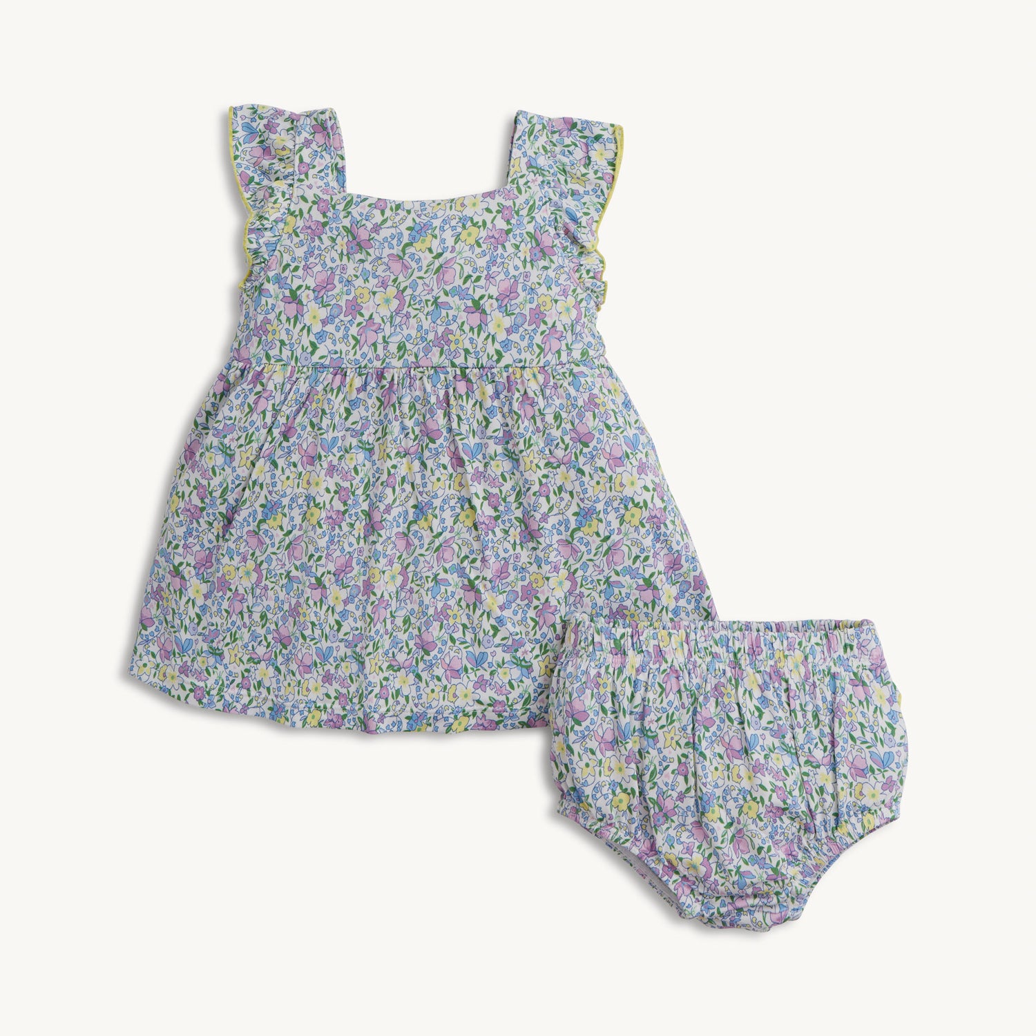 Magnetic Me | Lavinia Modal Ruffle Dress with Bloomer 6-9M Magnetic Me | Lavinia Modal Ruffle Dress with Bloomer 6-9M