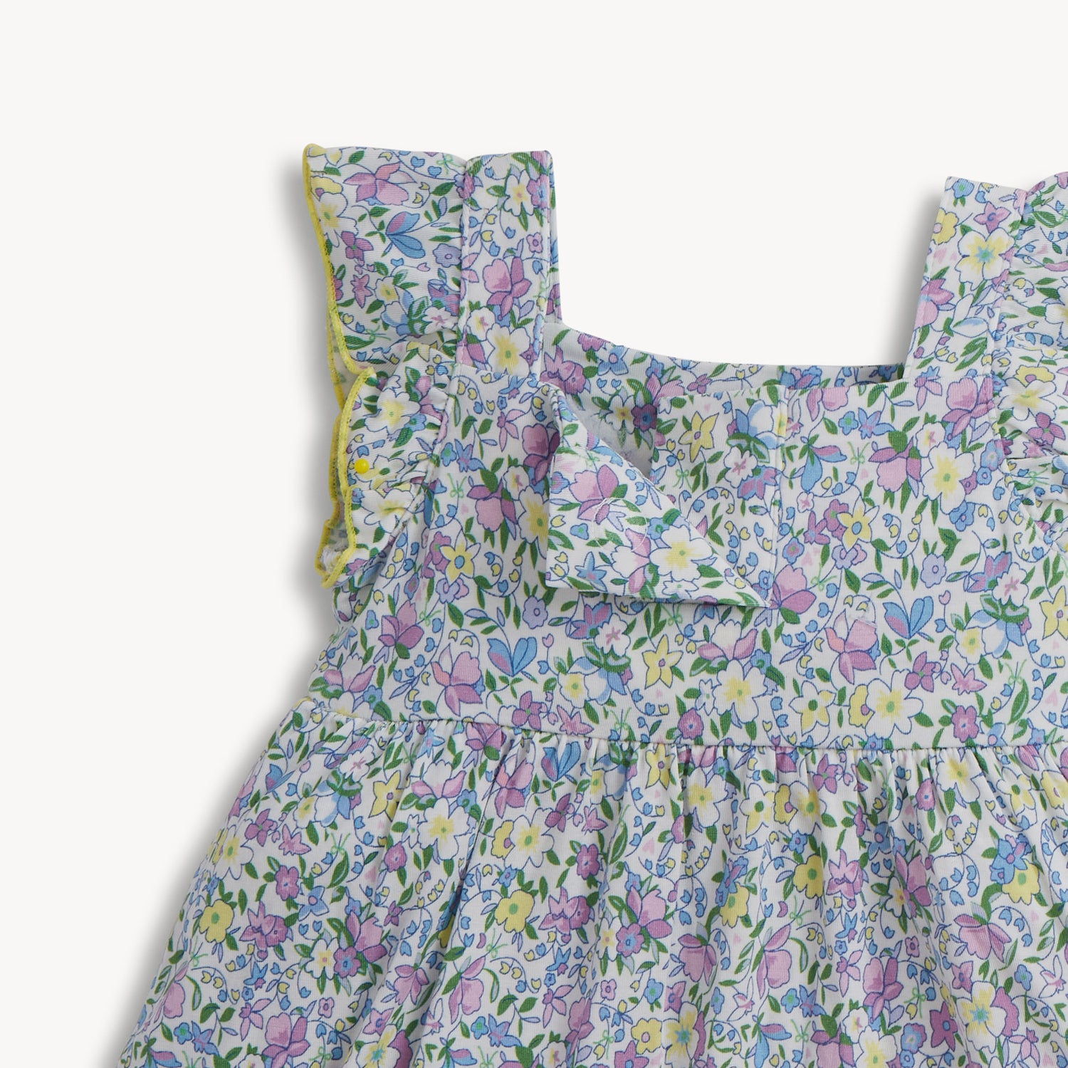 purple newborn dress Modal Magnetic Dress & Diaper Cover Set
