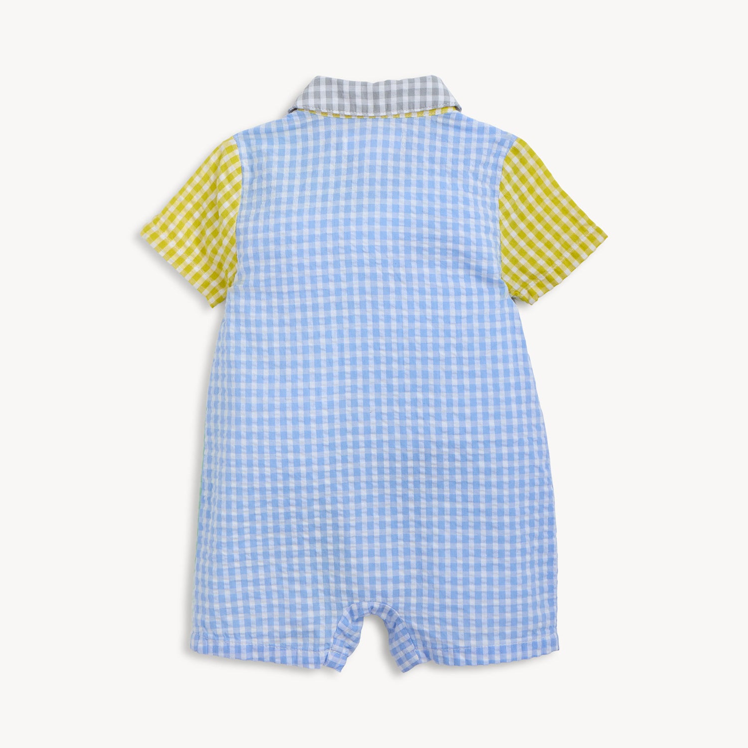 Magnetic Boys Collar Romper