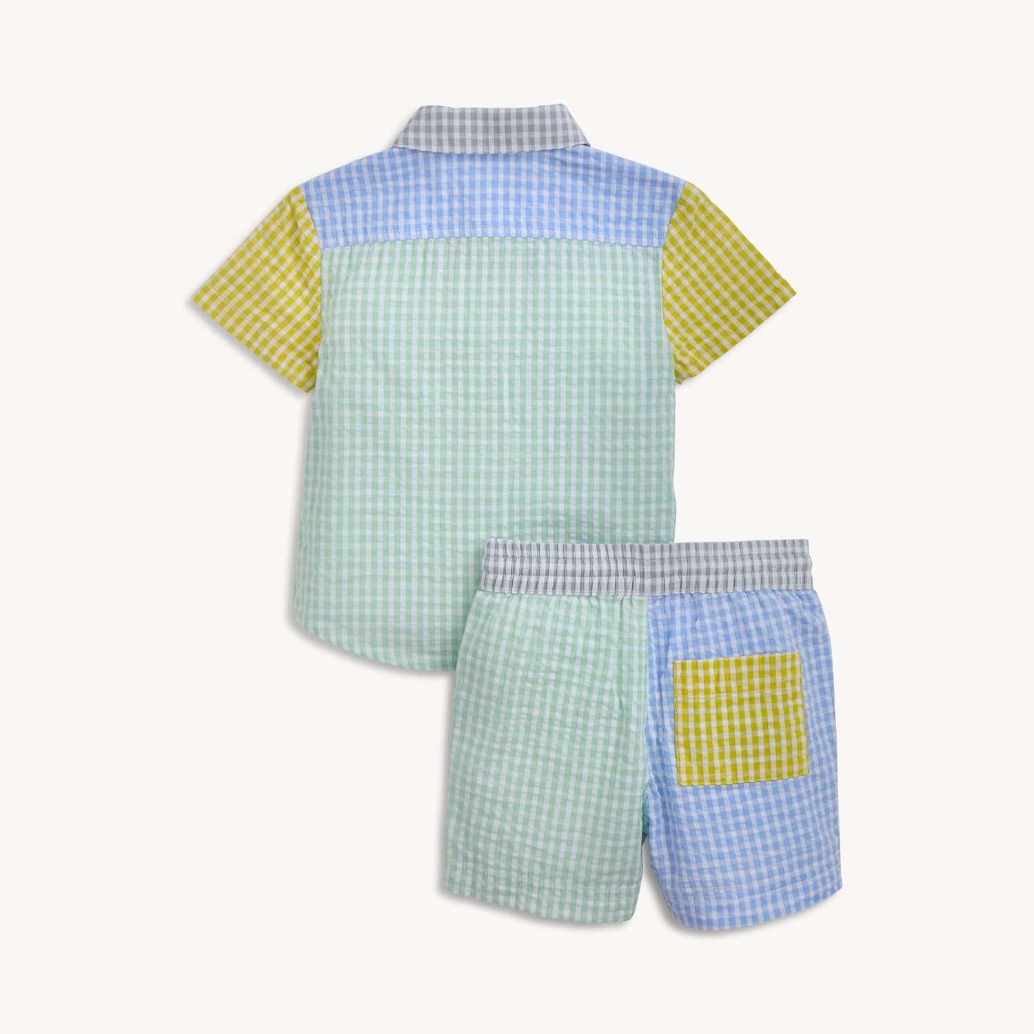 Magnetic Boys Collar Shirt & Shorts