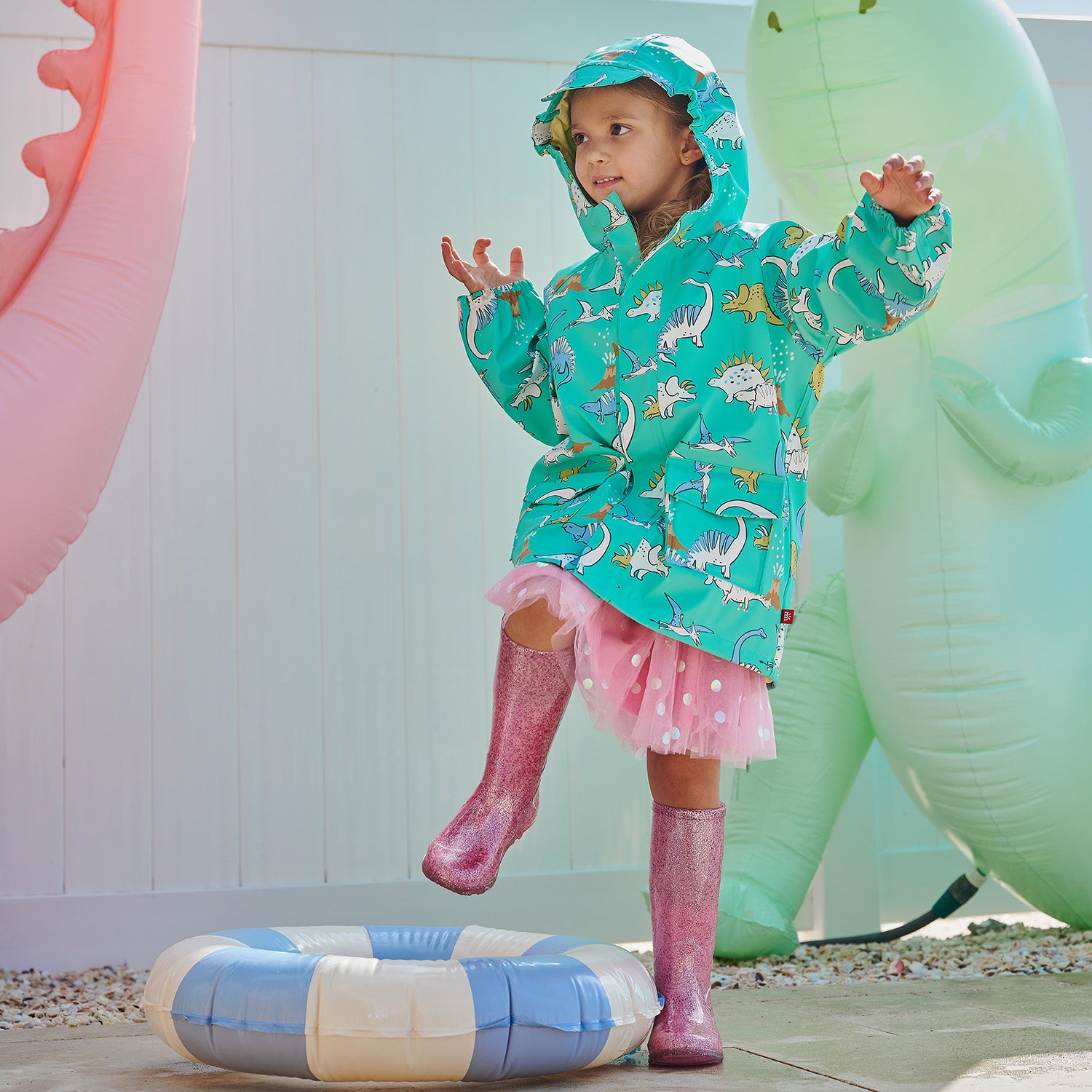 Magnetic Color Changing Raincoat