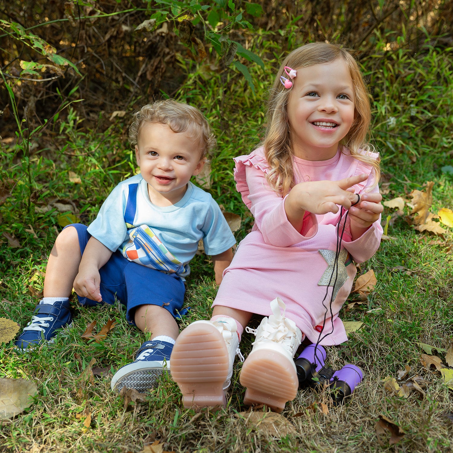 Magnetic T-Shirt with Fidget Pocket with Shorts Set