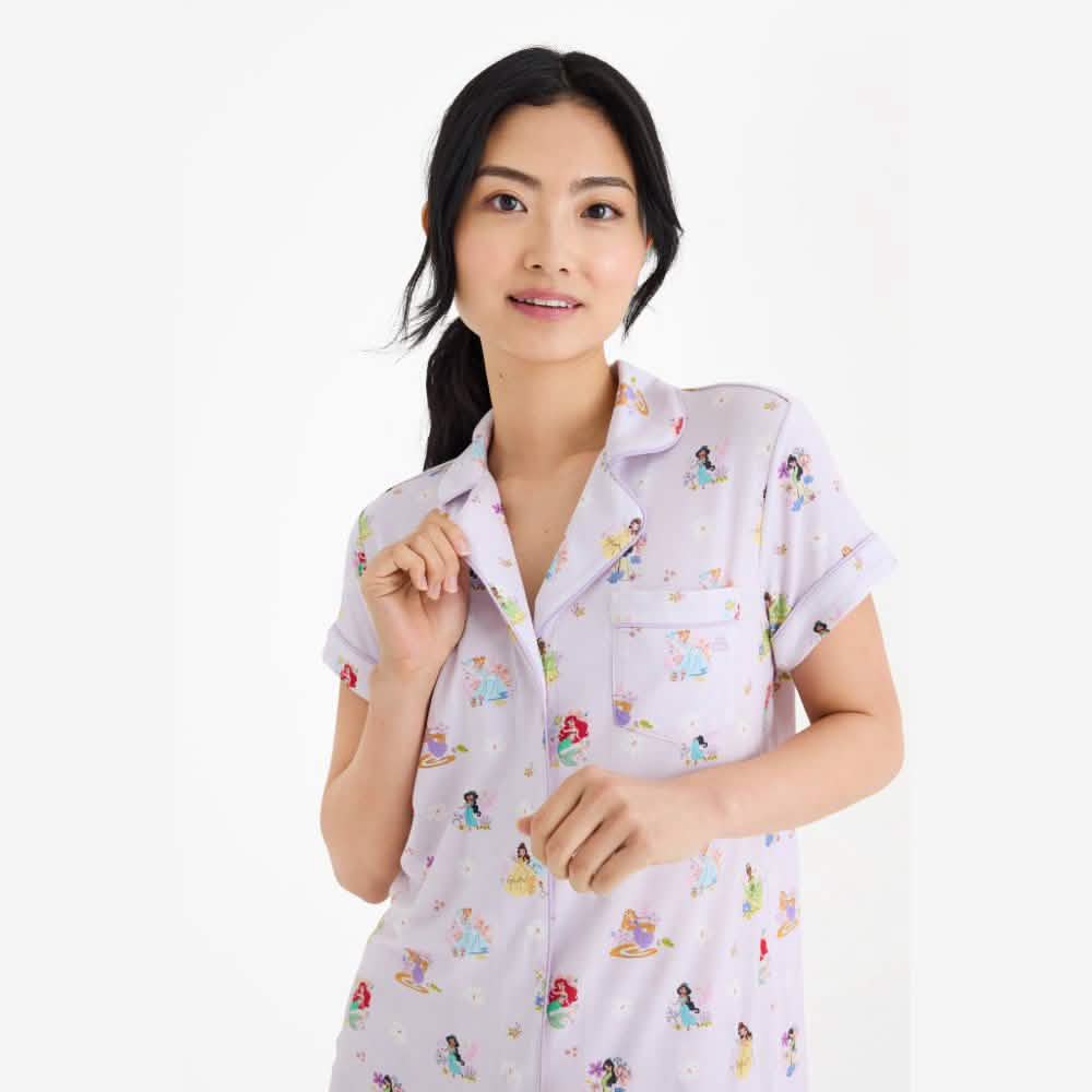 Disney | Magnetic Me Princess women's modal magnetic classic with a twist short sleeve pajama set - re-loved
