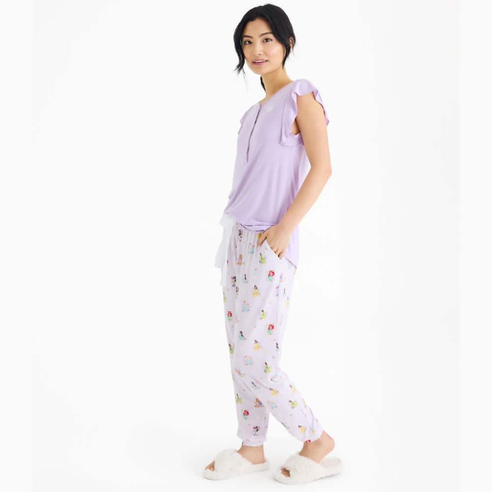 Disney | Magnetic Me Princess women's modal magnetic short sleeve jogger set