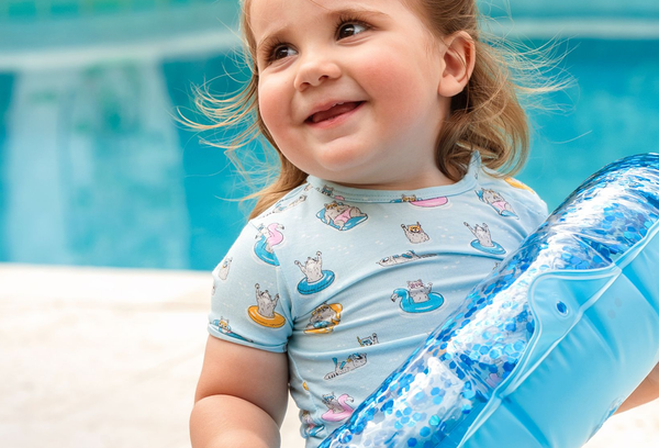 Super-soft fabrics are gentle on skin & on the earth.