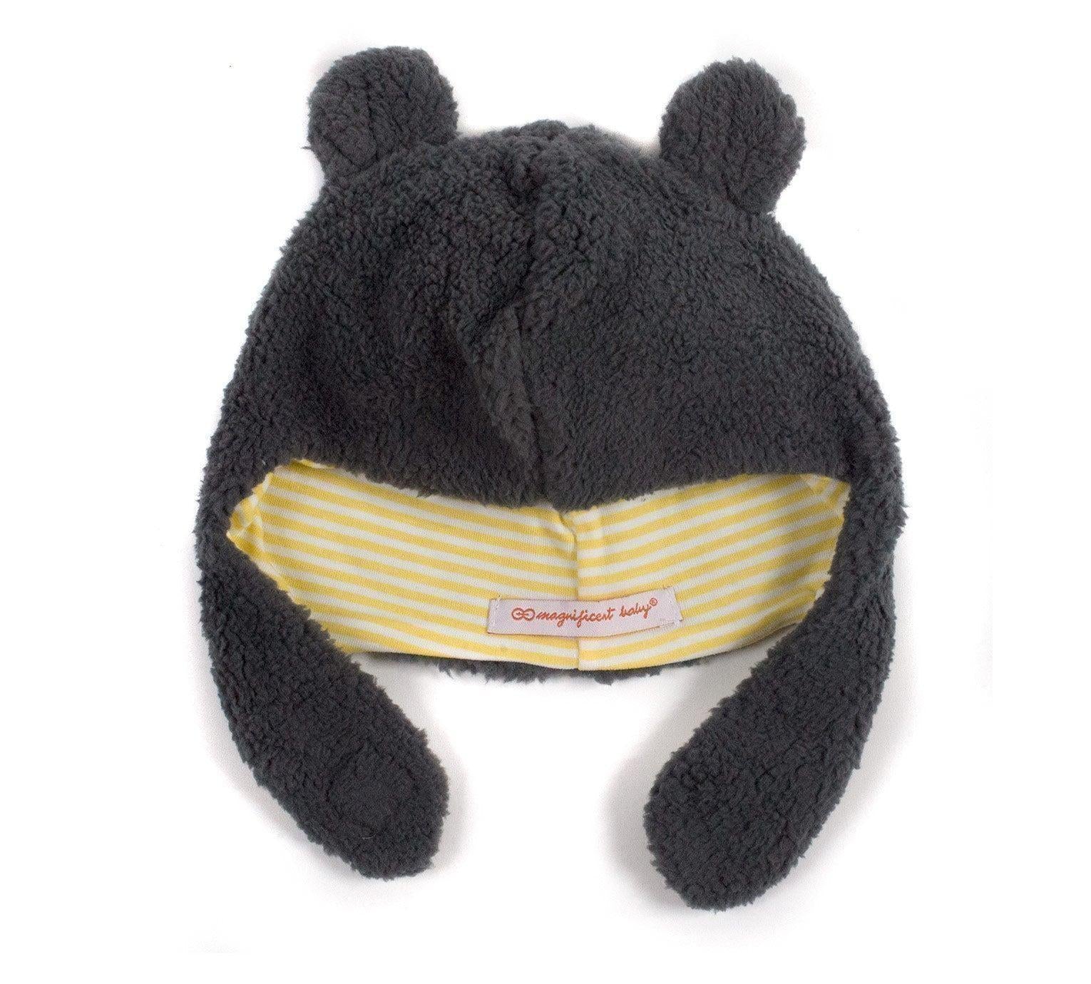 Magnetic Bears Grey Fleece Hat