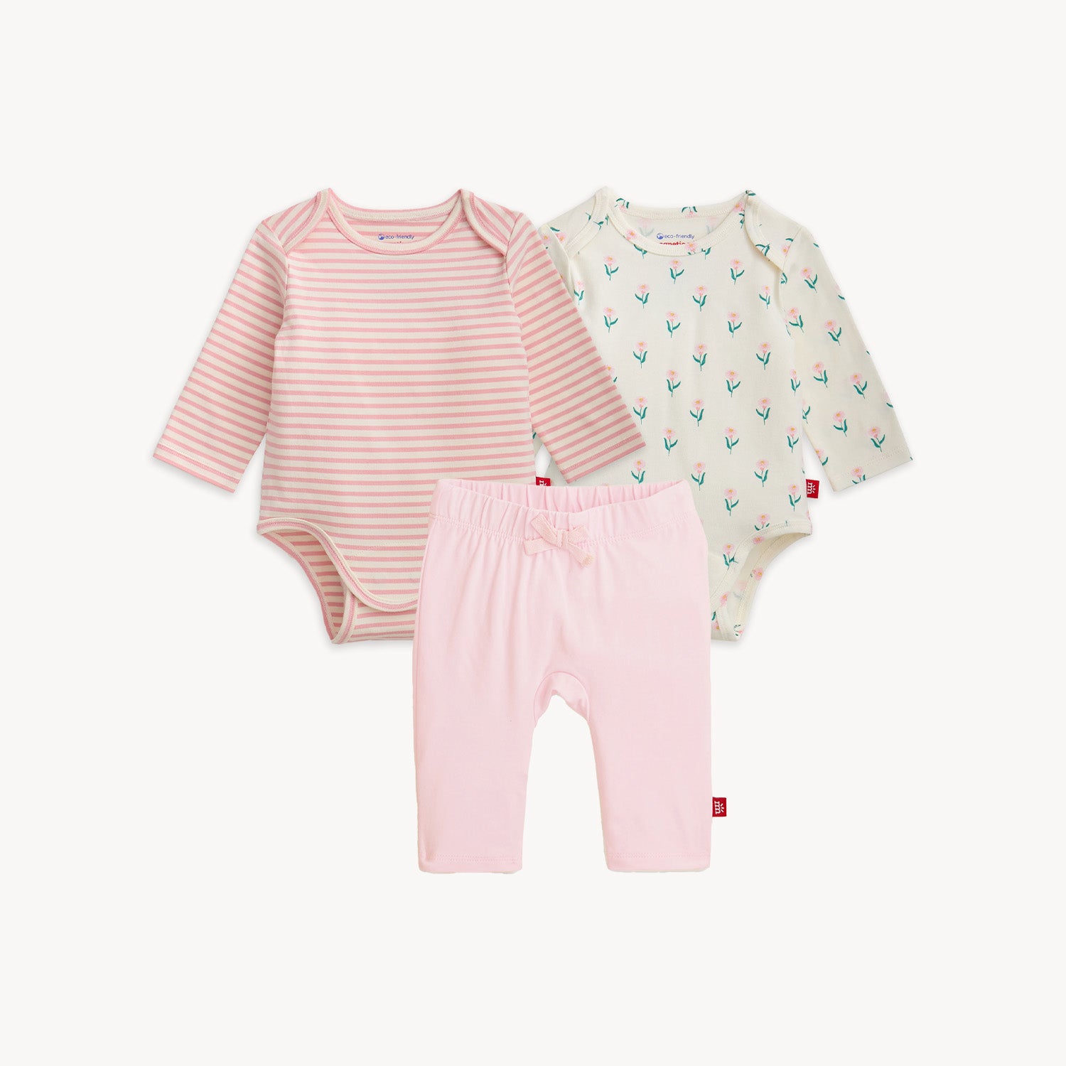 Magnetic 3-Pack Bodysuit & Pant